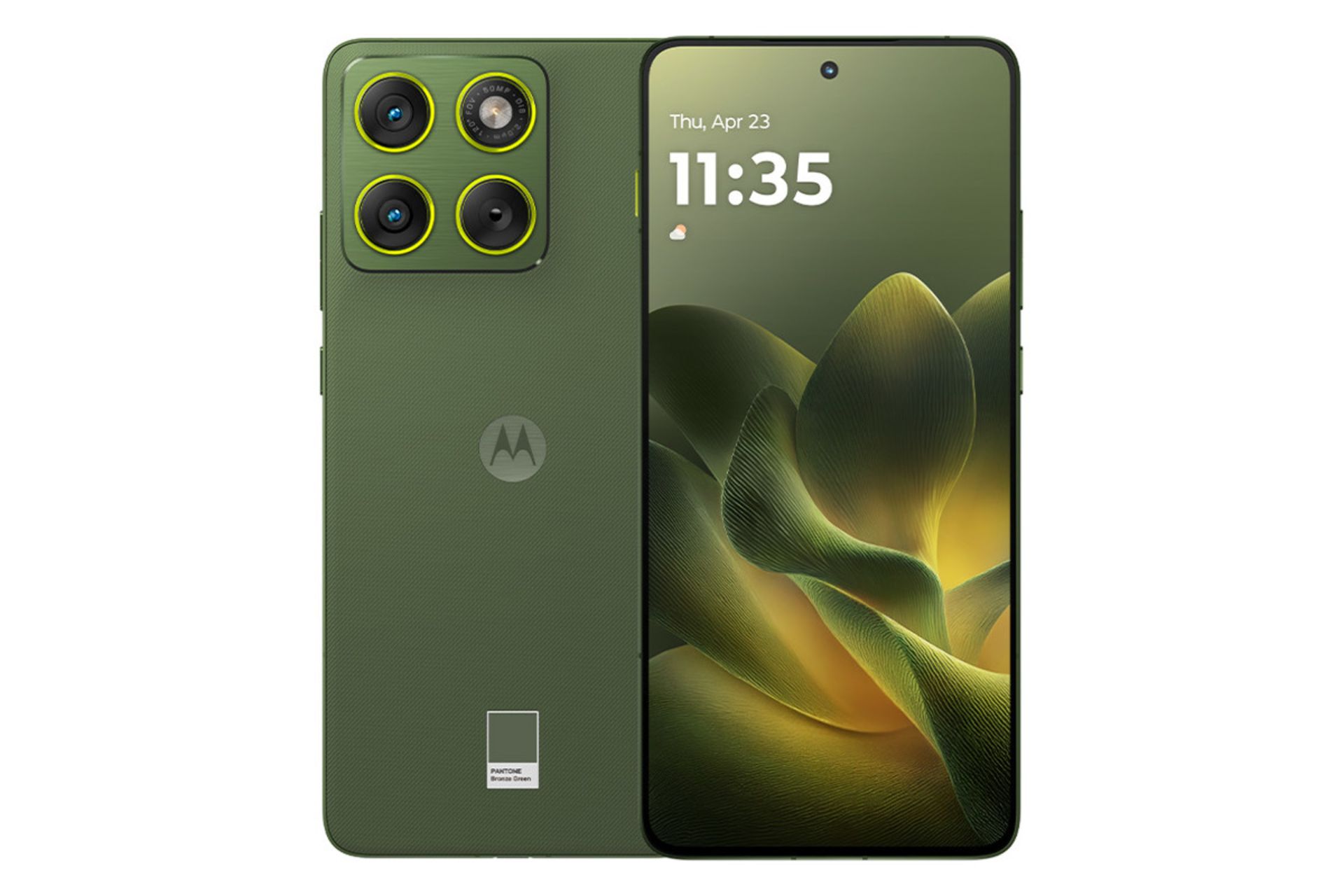 پنل جلو و پشت گوشی موبایل موتورولا اج 70 سبز / Motorola Edge 70