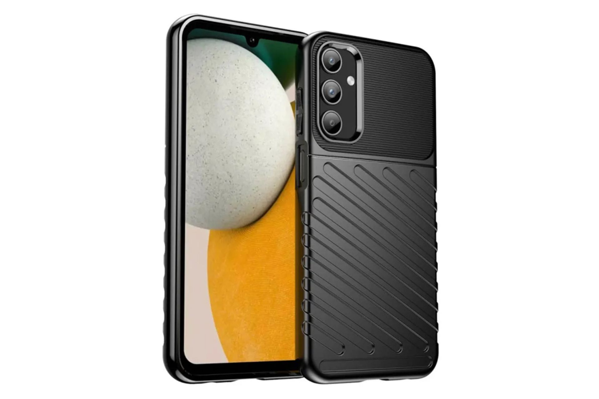 قاب گوشی جیتک مدل Thunder مناسب سامسونگ Galaxy A05s / M14 4G رنگ مشکی