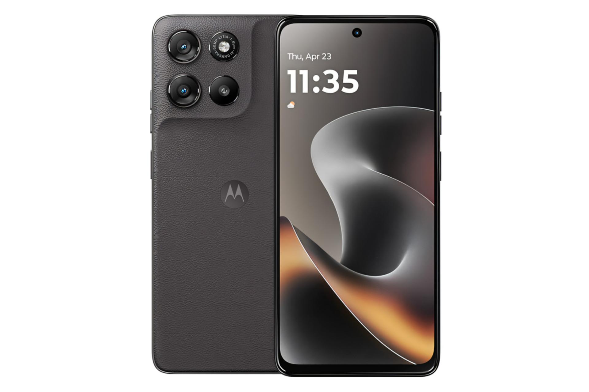 پنل جلو و پشت گوشی موبایل موتو G100 موتورولا نسخه چین مشکی / Motorola Moto G100 China