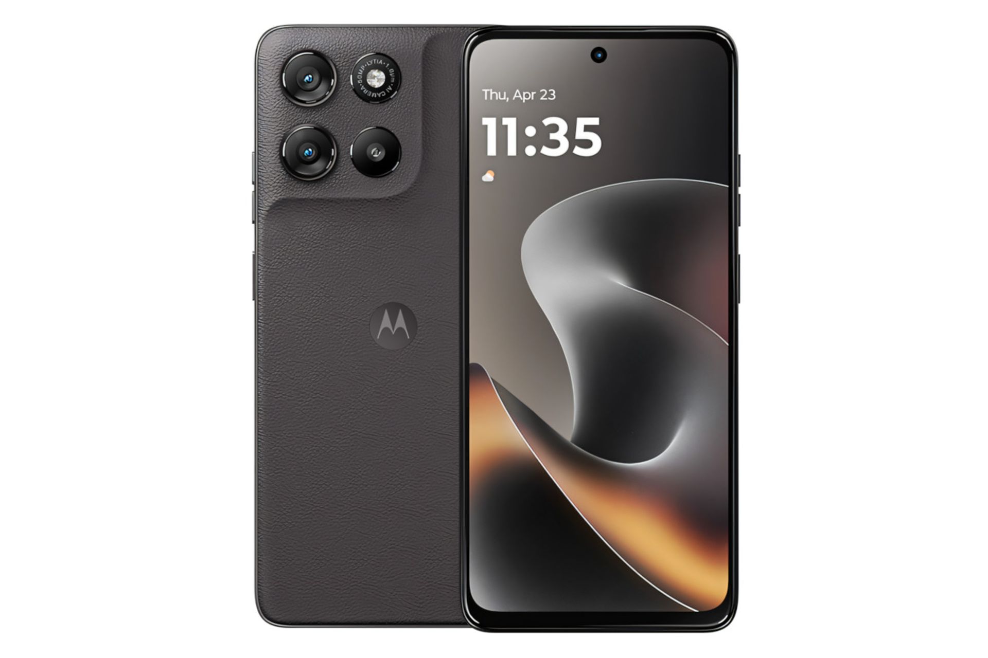 پنل جلو و پشت گوشی موبایل موتو G100 موتورولا نسخه چین مشکی / Motorola Moto G100 China