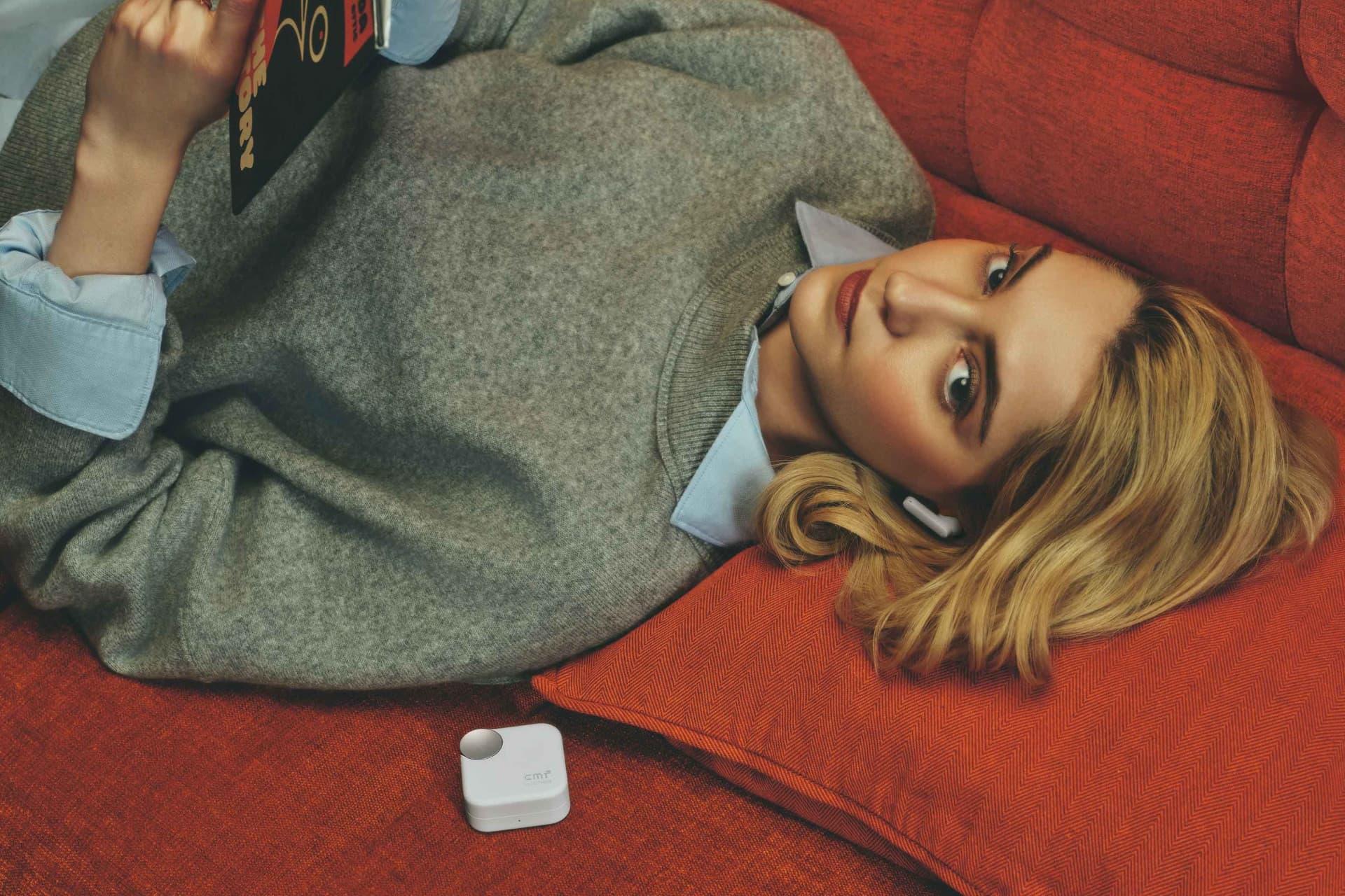 کاربری ایرباد بی سیم سی ام اف CMF Buds 2 Plus خاکستری روشن