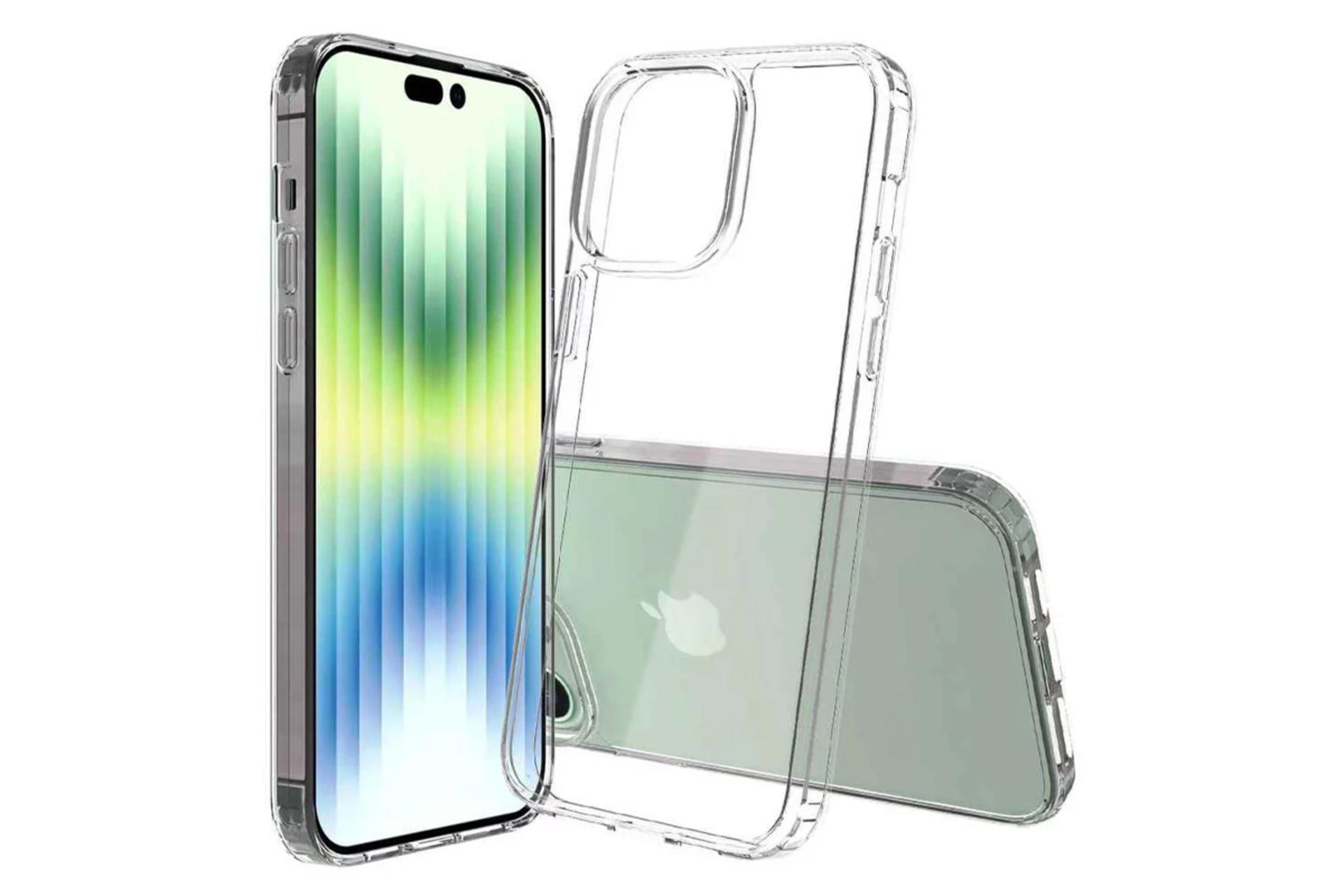 شفافیت قاب گوشی جیتک مدل SIROCCO CRYSTAL HYBRID مناسب اپل iPhone 13 Pro