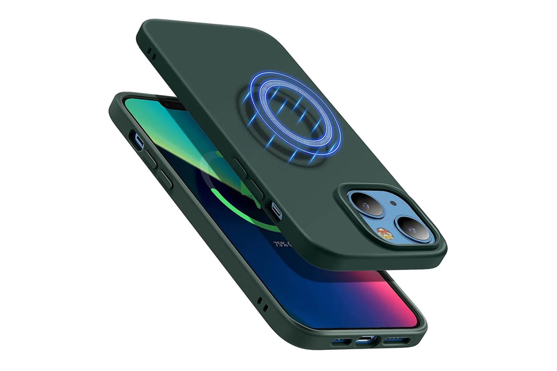 قاب گوشی ای اس آر مدل Cloud Soft Case with HaloLock مناسب اپل iPhone 13