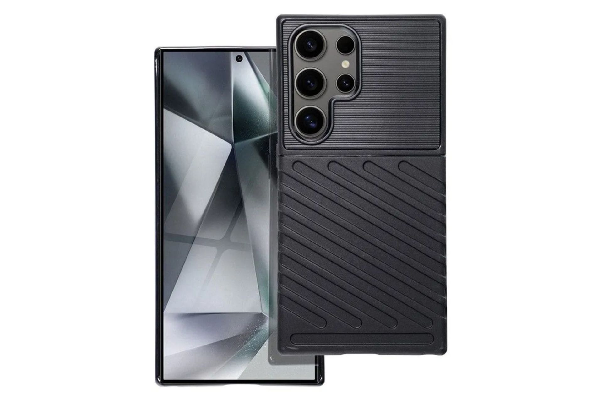 قاب گوشی جیتک مدل Thunder مناسب سامسونگ Galaxy S24 Ultra رنگ مشکی