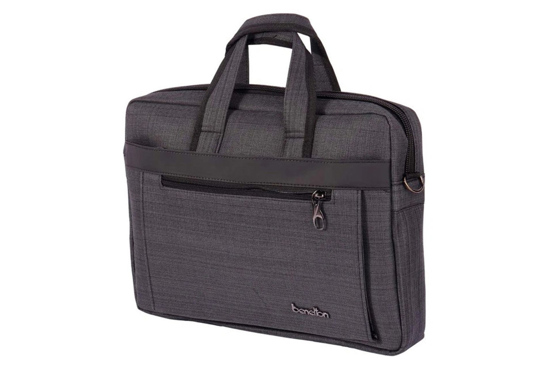 کیف لپ تاپ کیف لپ تاپ بنتون B050 مناسب 15.6 اینچ نمای روبرو