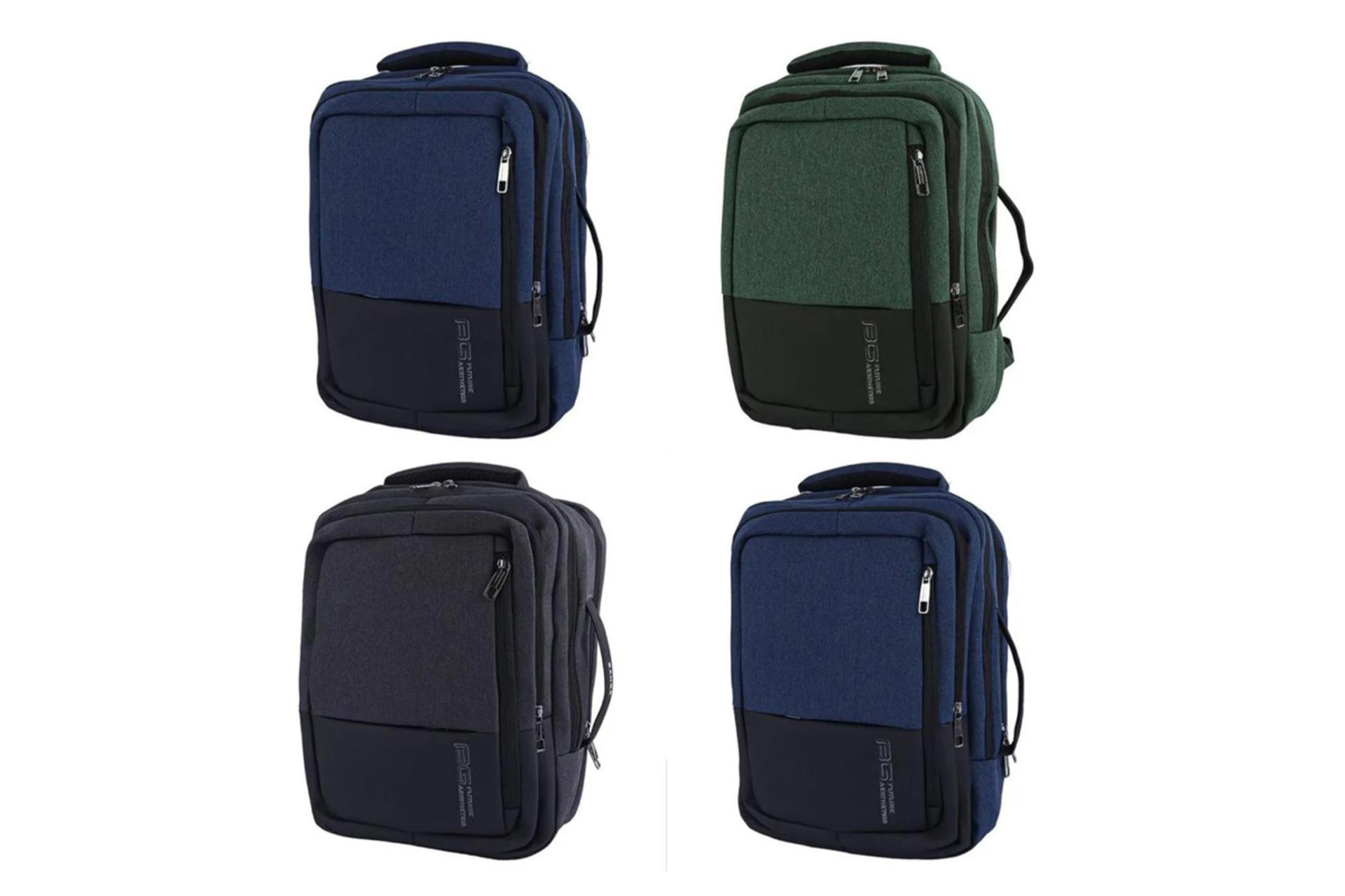 رنگ بندی کیف لپ تاپ کوله پشتی لپ تاپ بنج B0112 مناسب 15.6 اینچ