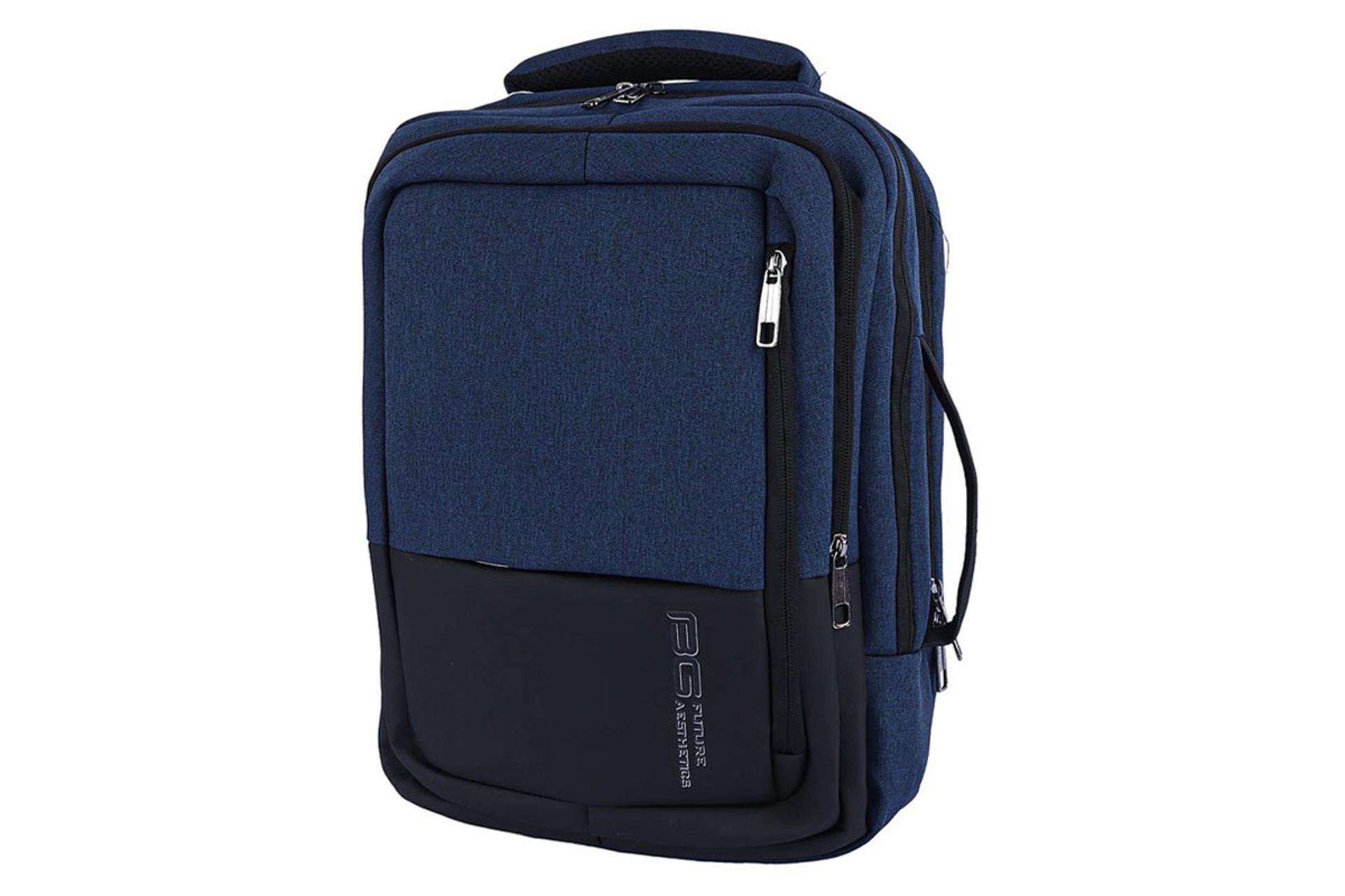 کیف لپ تاپ کوله پشتی لپ تاپ بنج B0112 مناسب 15.6 اینچ رنگ آبی