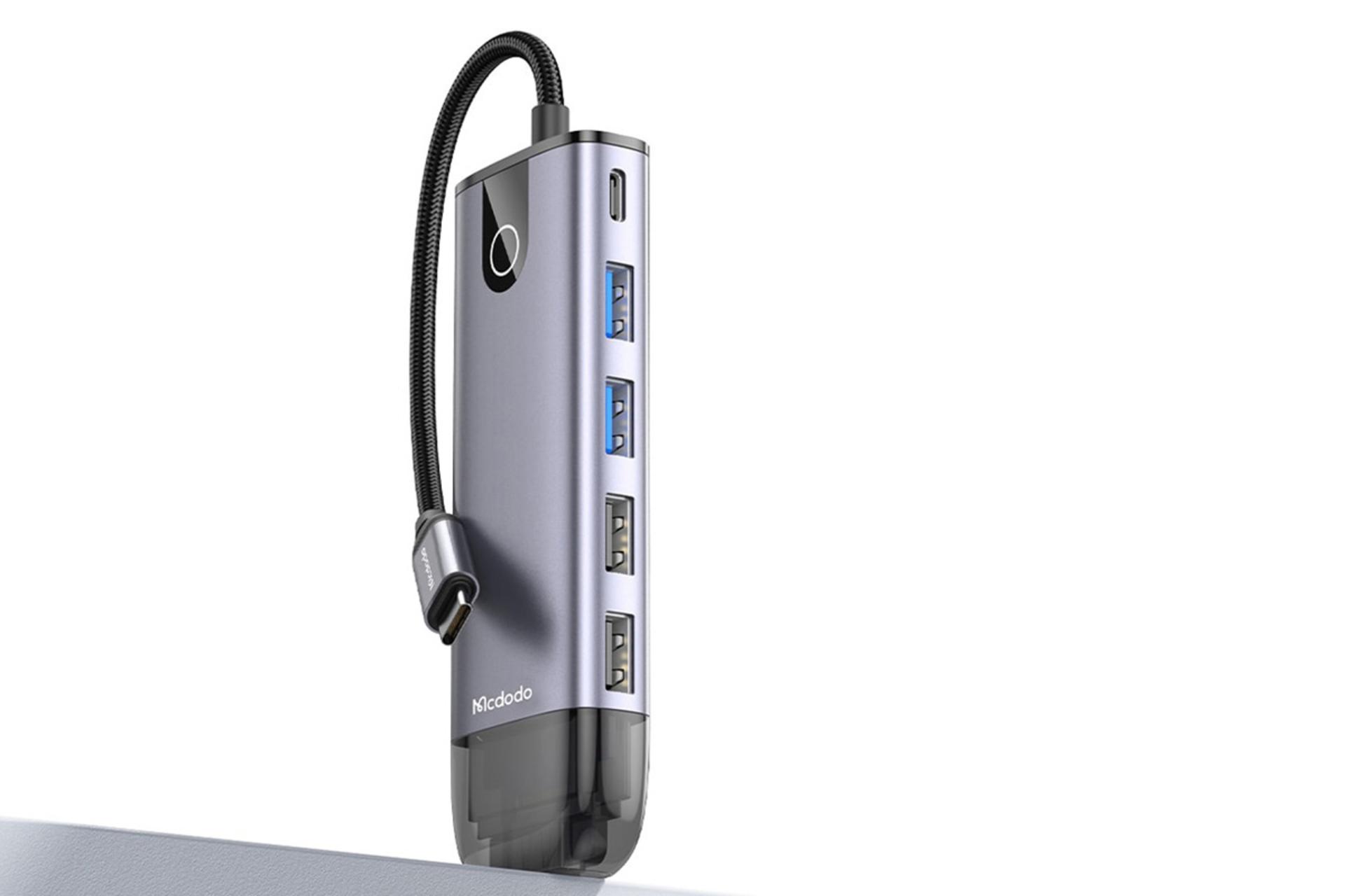 هاب USB هاب USB-C مک دودو 10 پورت مدل HU-7420