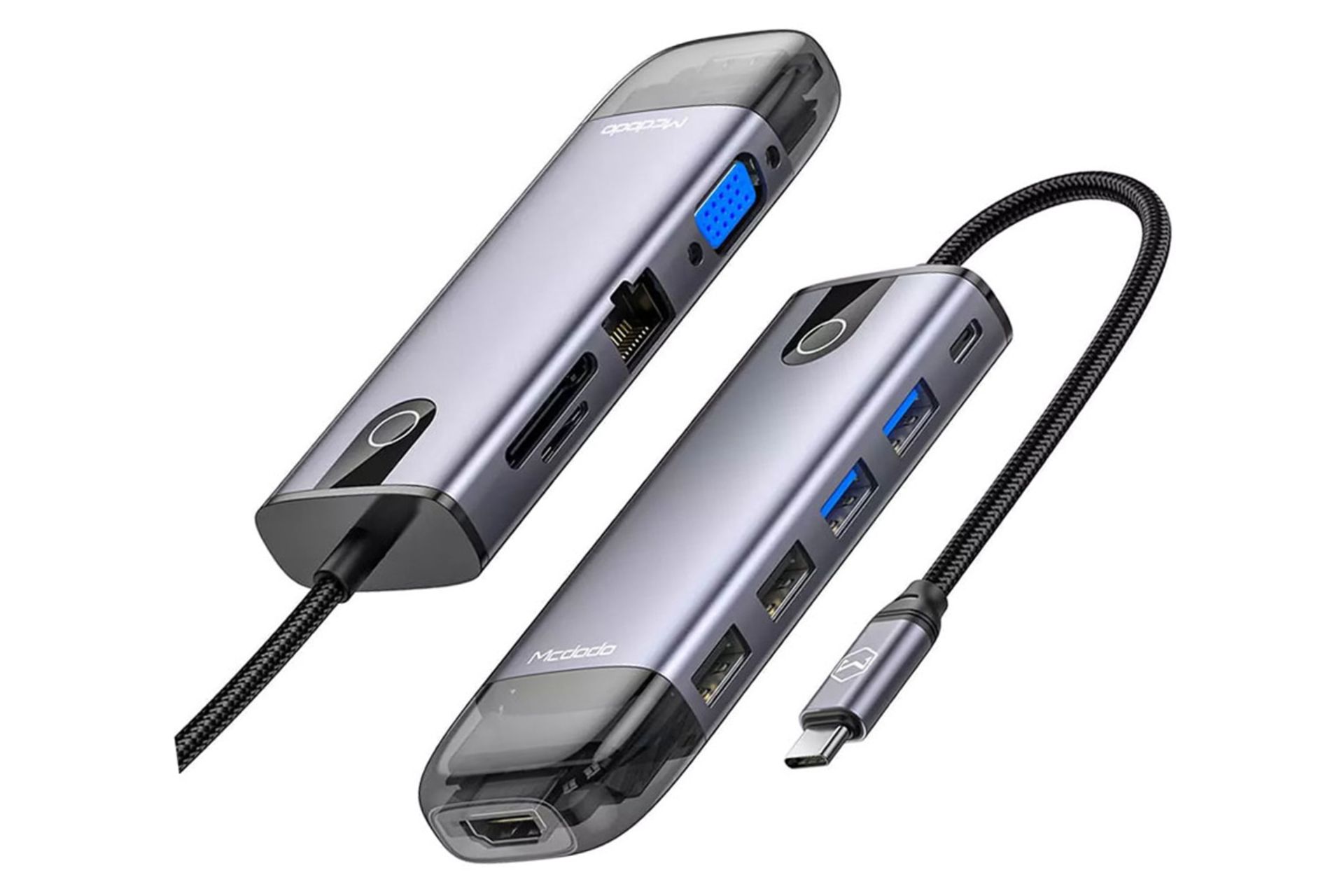 کانکتور و اتصال هاب USB هاب USB-C مک دودو 10 پورت مدل HU-7420