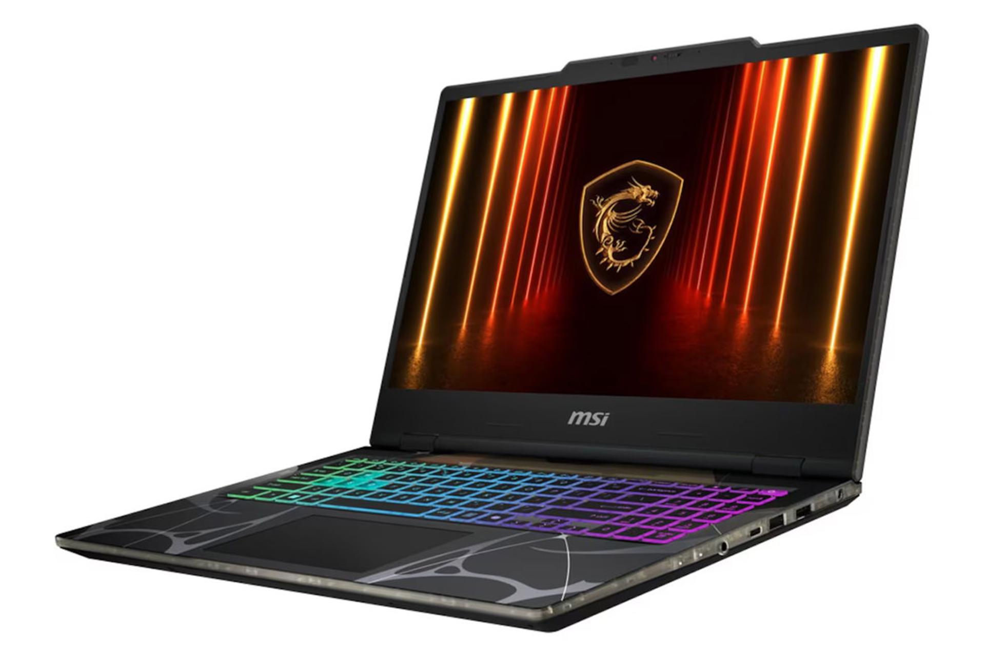 لپ تاپ ام اس آی MSI Cyborg 15 B2RW نمای جلو و راست