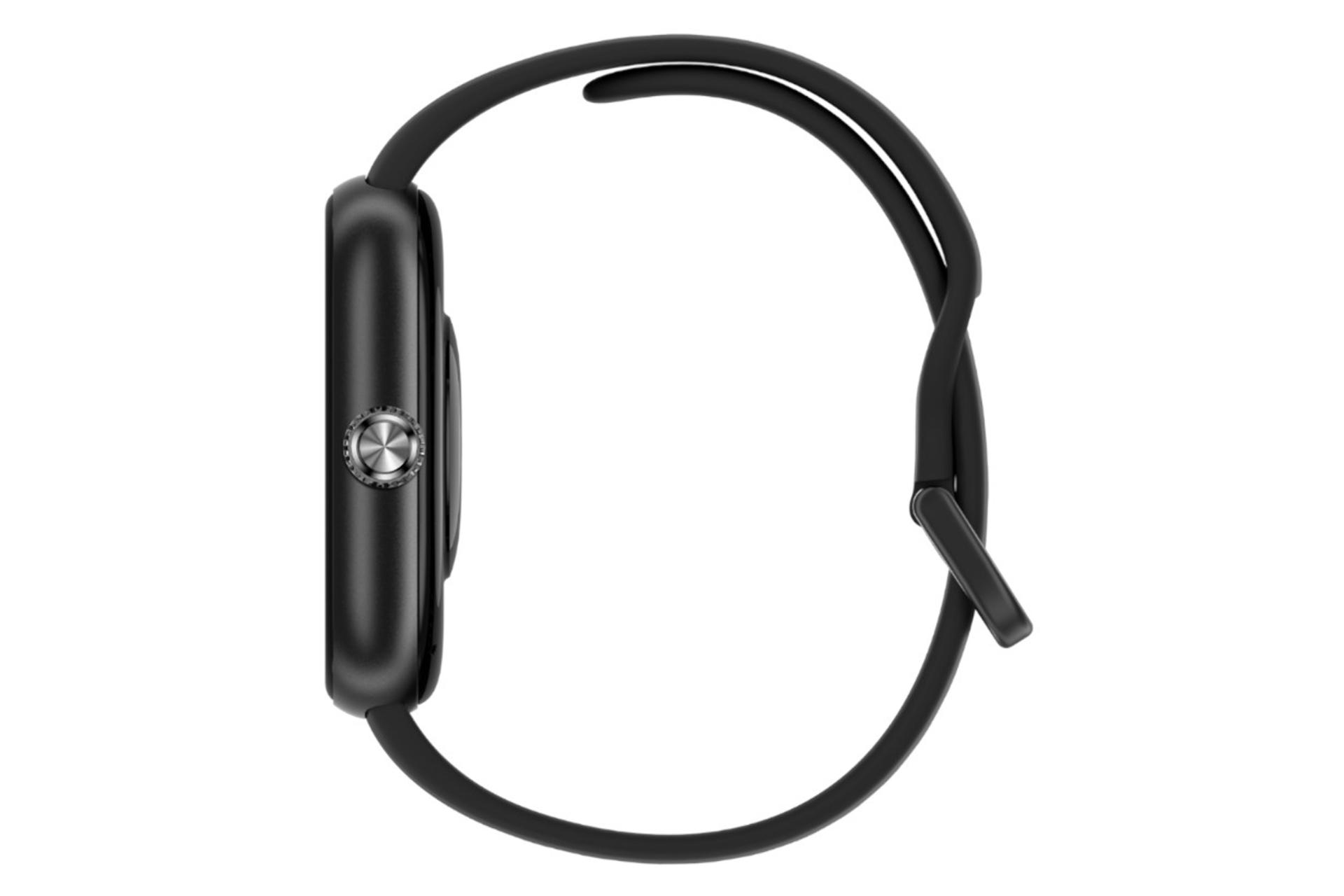 نمای جانبی ساعت هوشمند آنر واچ X5 مشکی / HONOR Watch X5