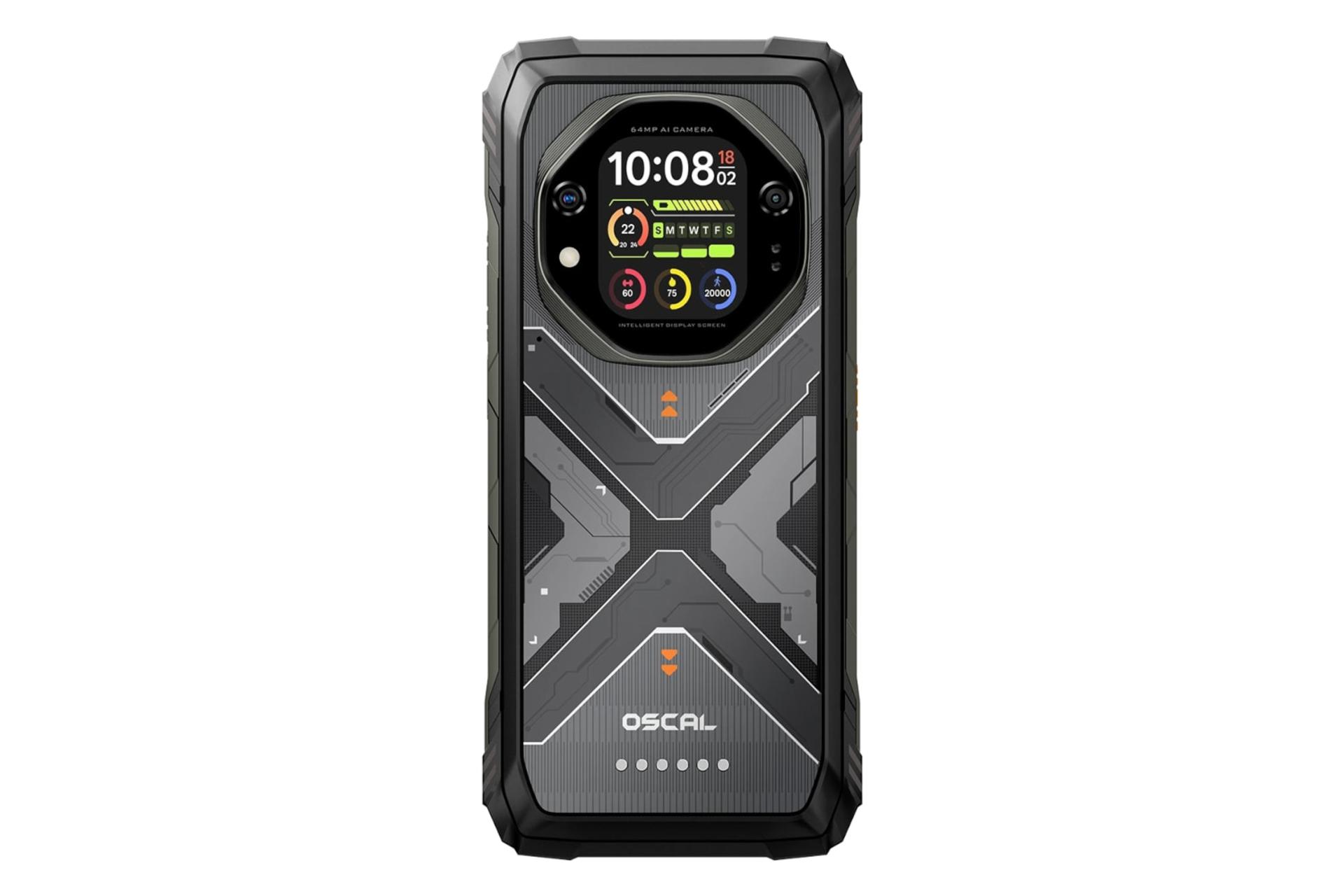 پنل پشت گوشی موبایل اسکال Tank 1 بلک ویو مشکی / Blackview Oscal Tank 1