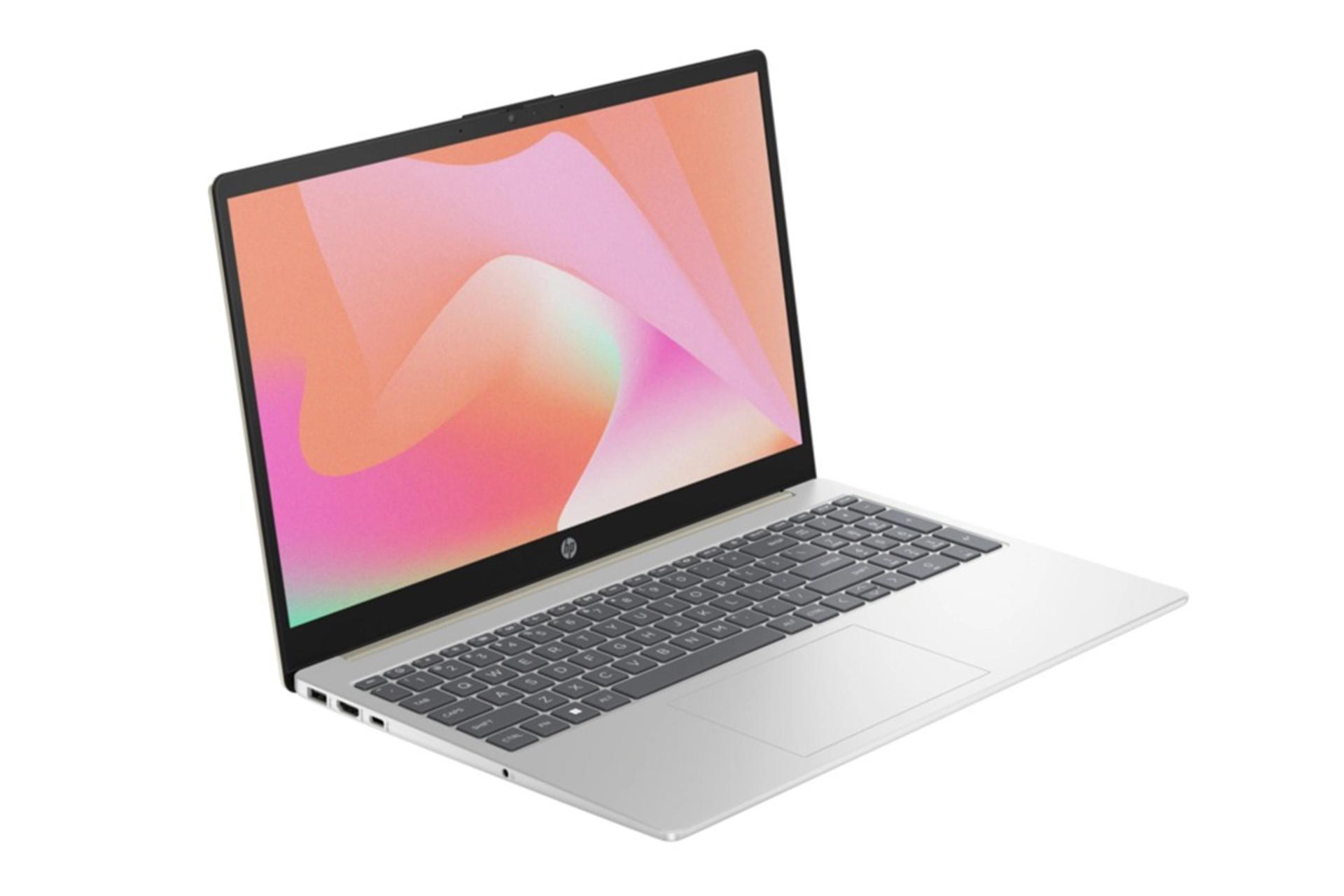 لپ تاپ اچ پی HP 15-fd0150wm نمای جلو و چپ