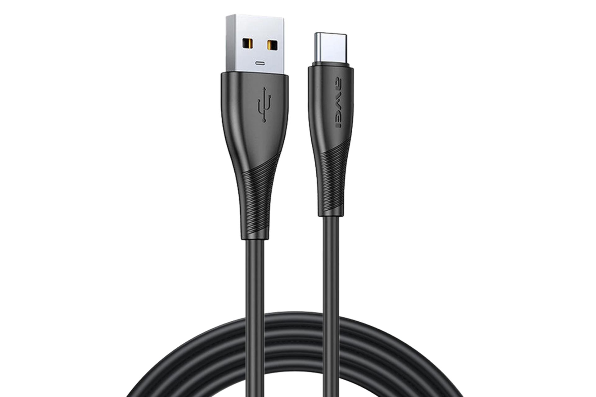 کابل شارژ USB آوی Type-A به Type-C مدل CL-182T با طول 1 متر