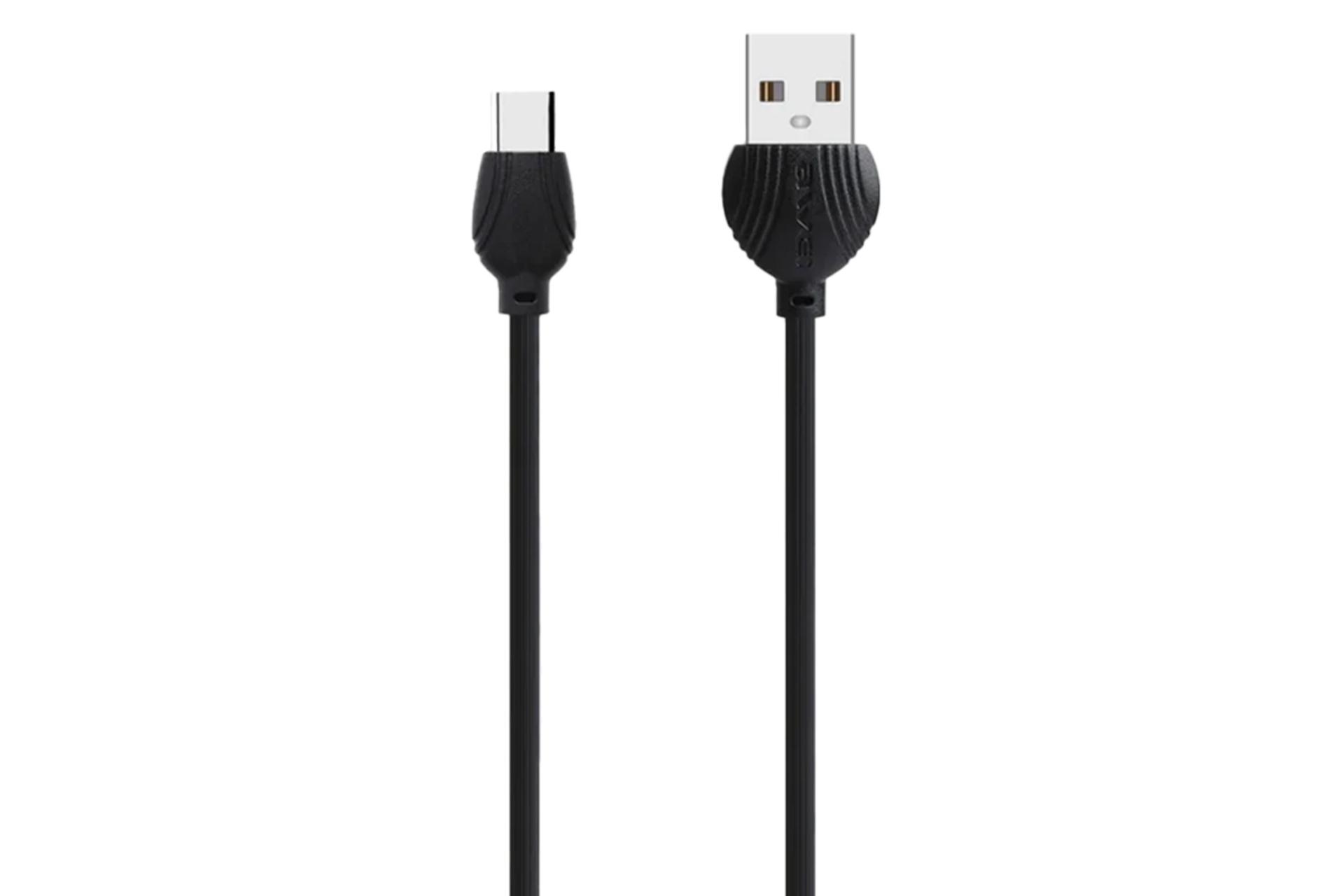 کابل شارژ USB آوی Type-A به Type-C مدل CL-62 با طول 1 متر