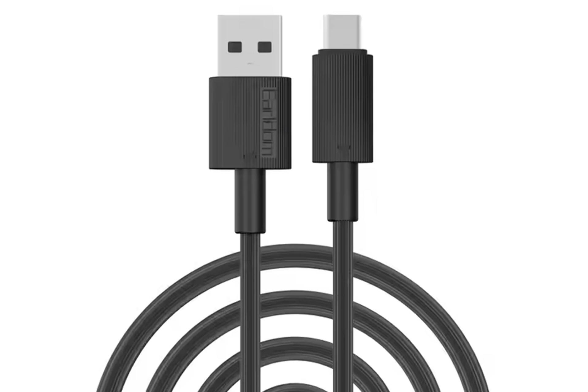 کابل شارژ USB ارلدام Type-A به Type-C مدل EC-176C با طول 1 متر رنگ مشکی