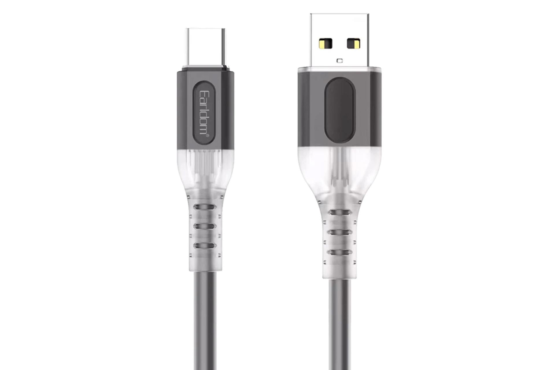 کابل شارژ USB ارلدام Type-A به Type-C مدل EC-192C با طول 1 متر