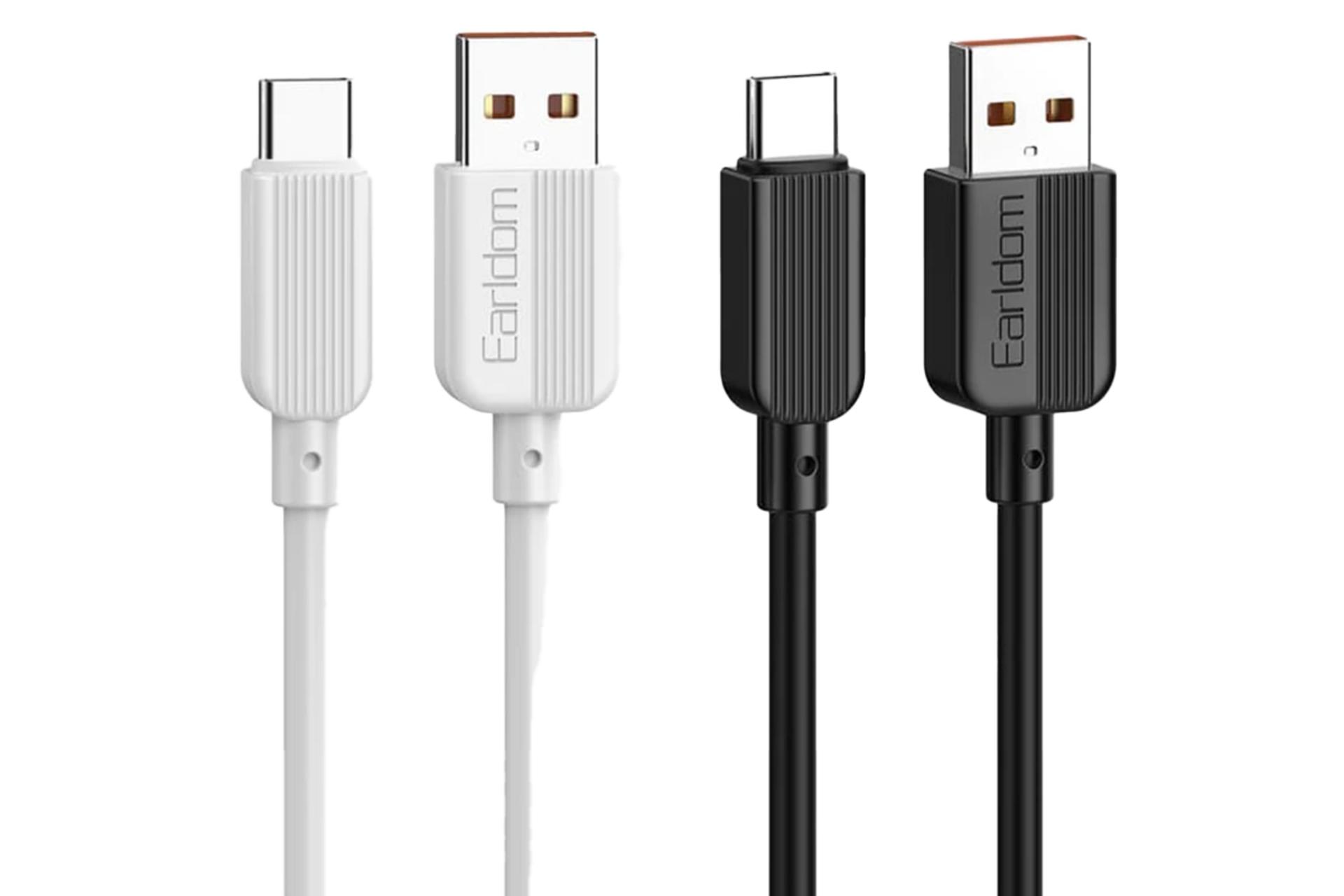 رنگ بندی کابل شارژ USB ارلدام Type-C به Type-C مدل EC-183C با طول 1 متر