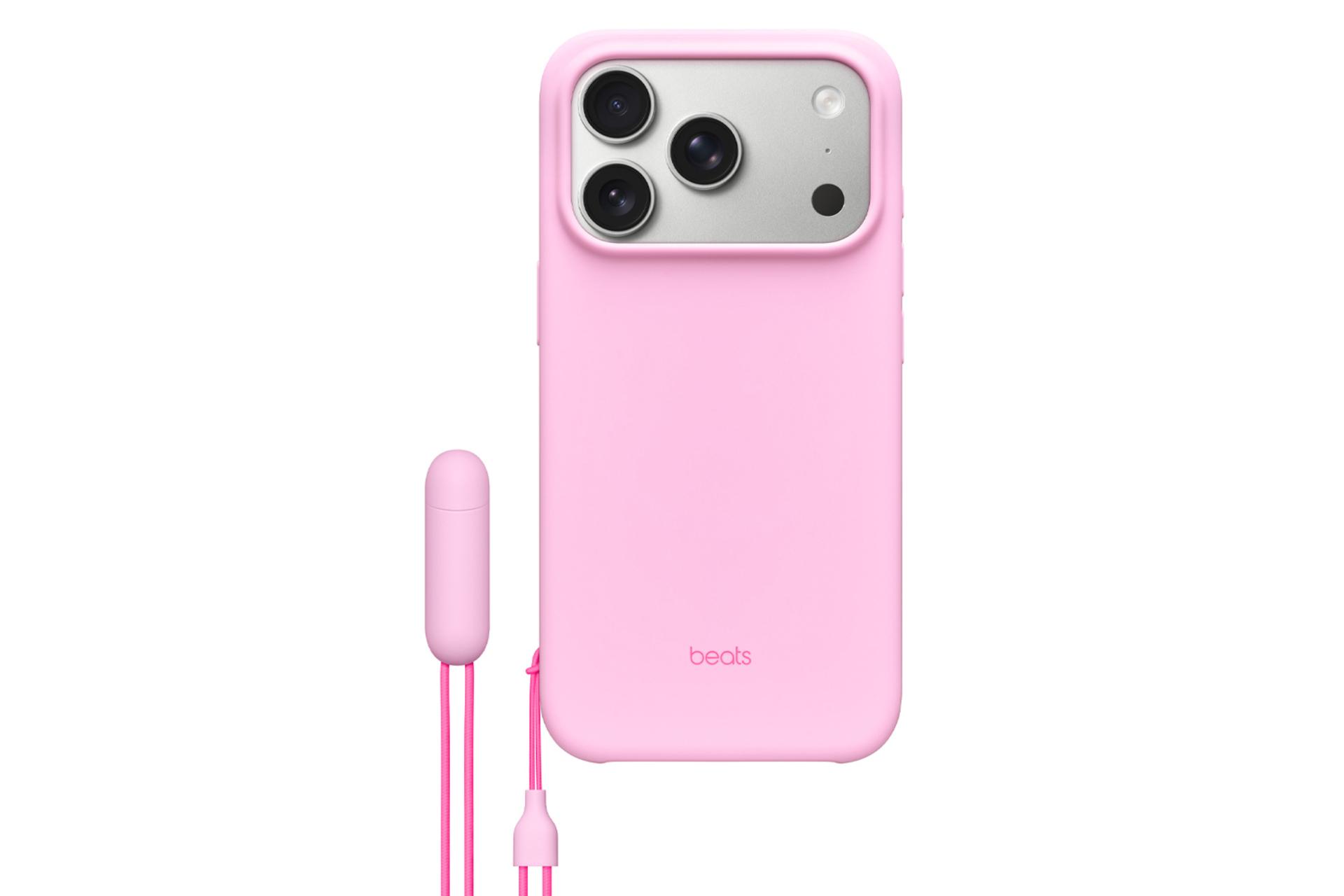 رنگ صورتی قاب گوشی بیتس مدل Kickstand Case with MagSafe and Camera Control مناسب اپل iPhone 17 Pro