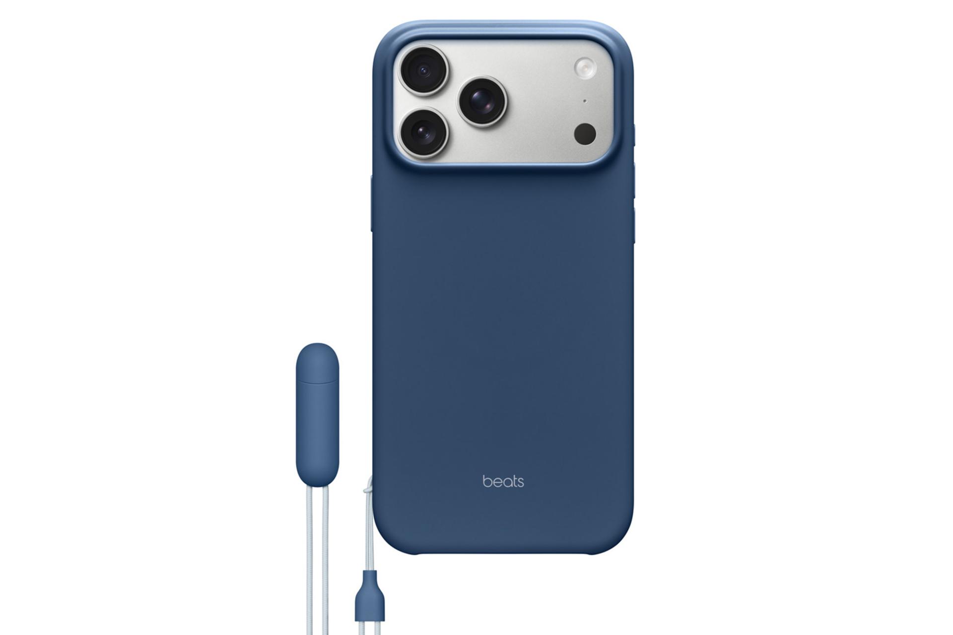 رنگ آبی قاب گوشی بیتس مدل Kickstand Case with MagSafe and Camera Control مناسب اپل iPhone 17 Pro Max