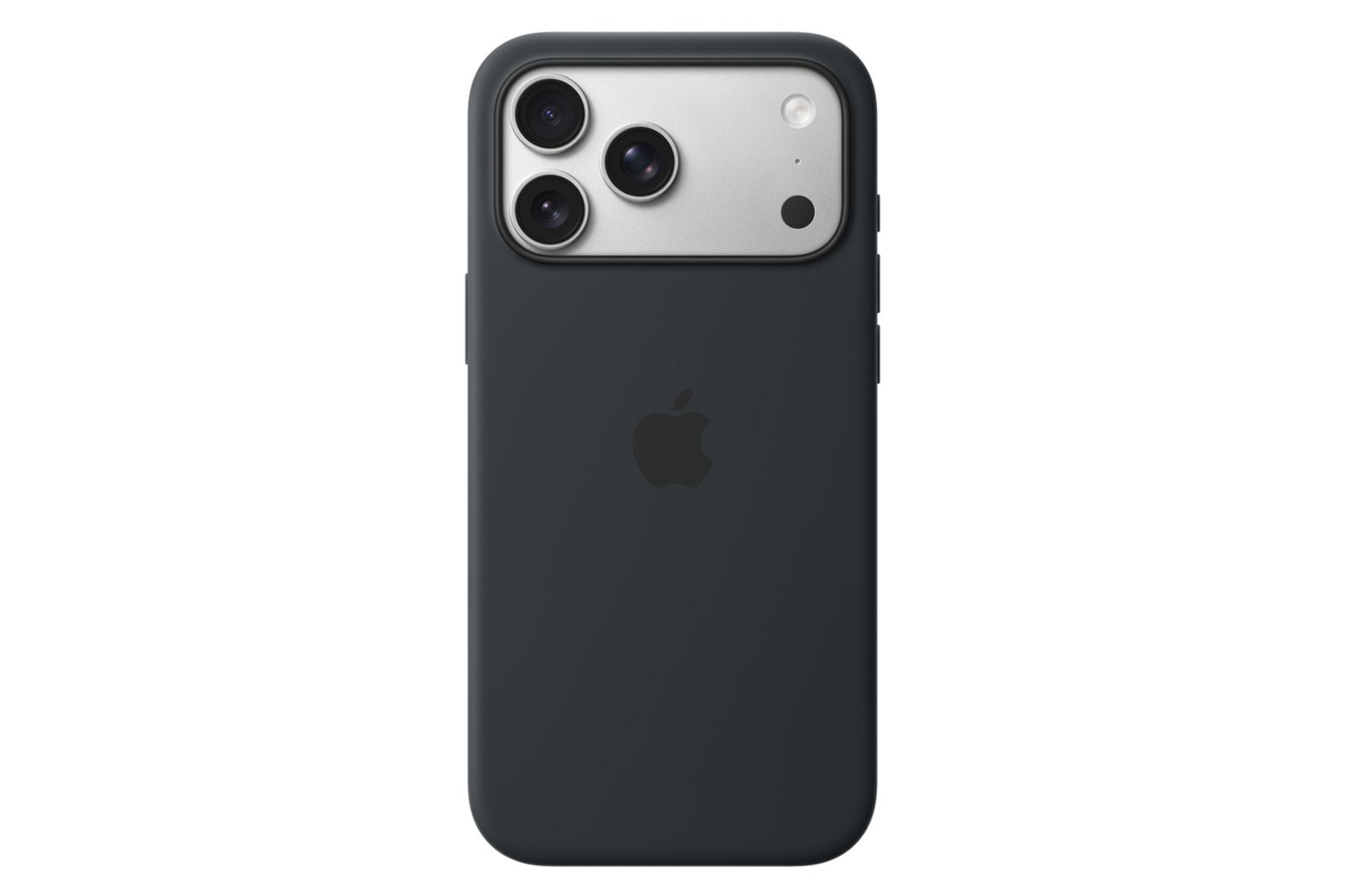 رنگ مشکی قاب گوشی اپل مدل Silicone Case with MagSafe مناسب اپل iPhone 17 Pro