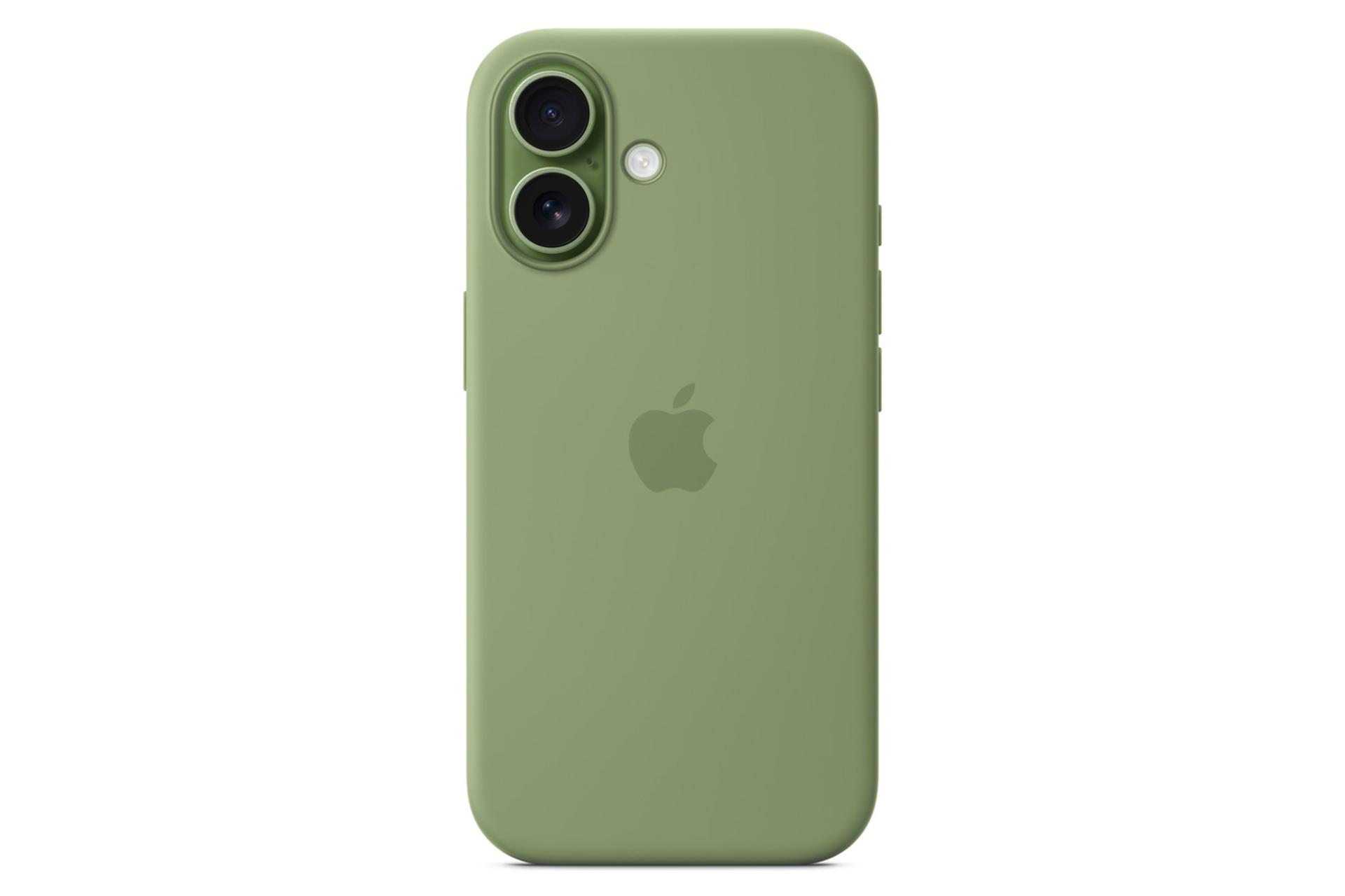 قاب گوشی اپل مدل Silicone Case with MagSafe مناسب اپل iPhone 17 رنگ سبز