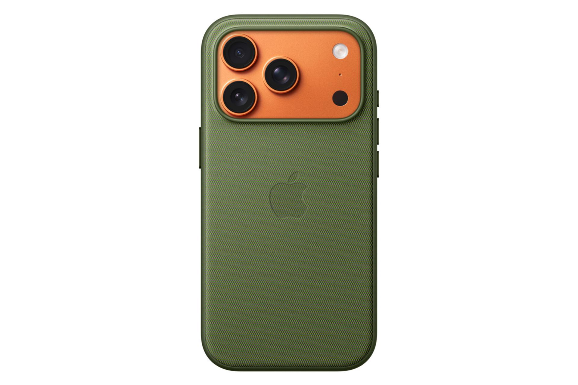 رنگ سبز قاب گوشی اپل مدل TechWoven Case with MagSafe مناسب اپل iPhone 17 Pro