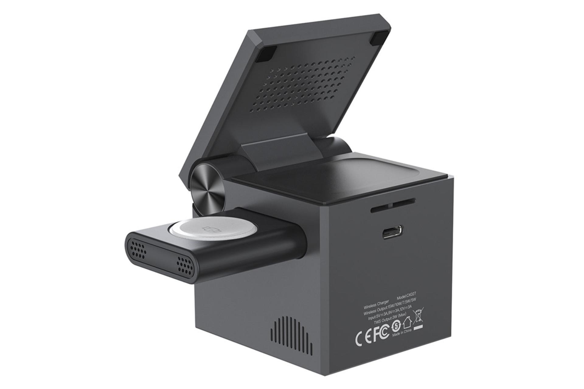 نمای پشت شارژر ایکس او 3in1 Cube CX027