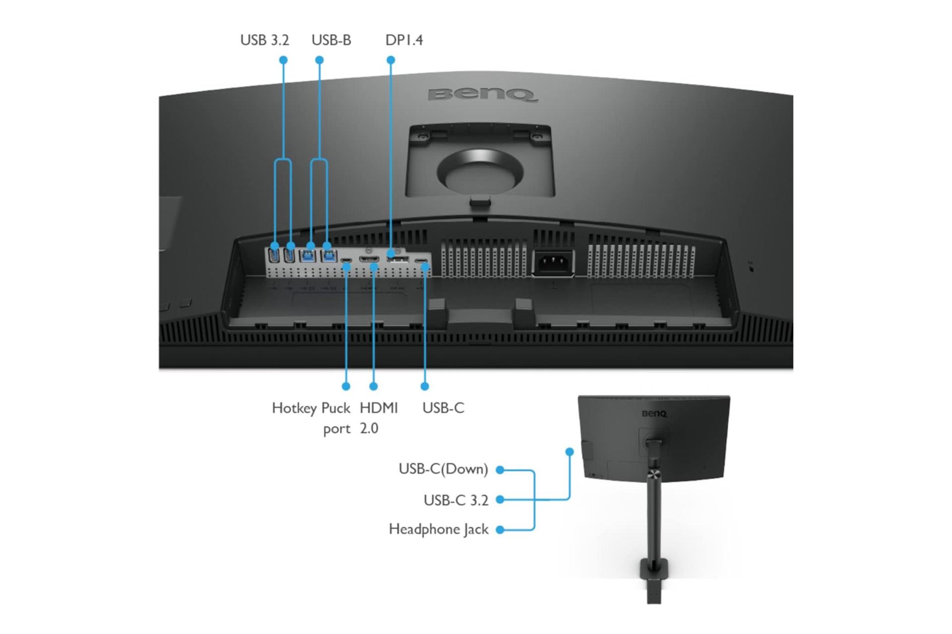 کانکتور مانیتور بنکیو 27 اینچ مدل PD2705UA