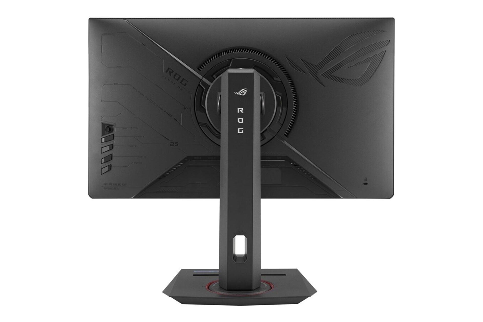 نمای پشت مانیتور ایسوس 25 اینچ مدل ROG Strix XG259QNS