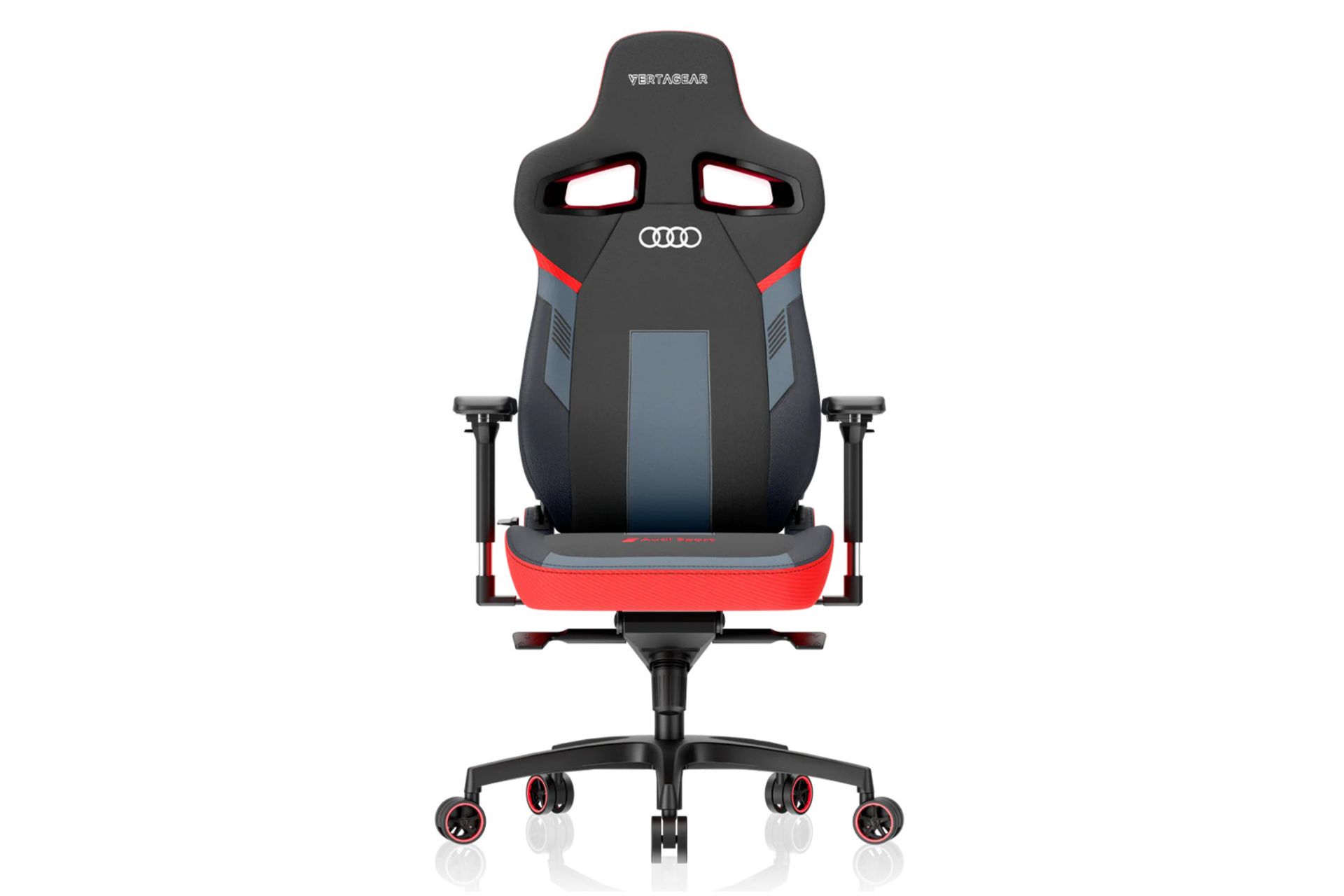 صندلی گیمینگ ورتاگیر PL4800 Audi Sport Edition نمای روبرو