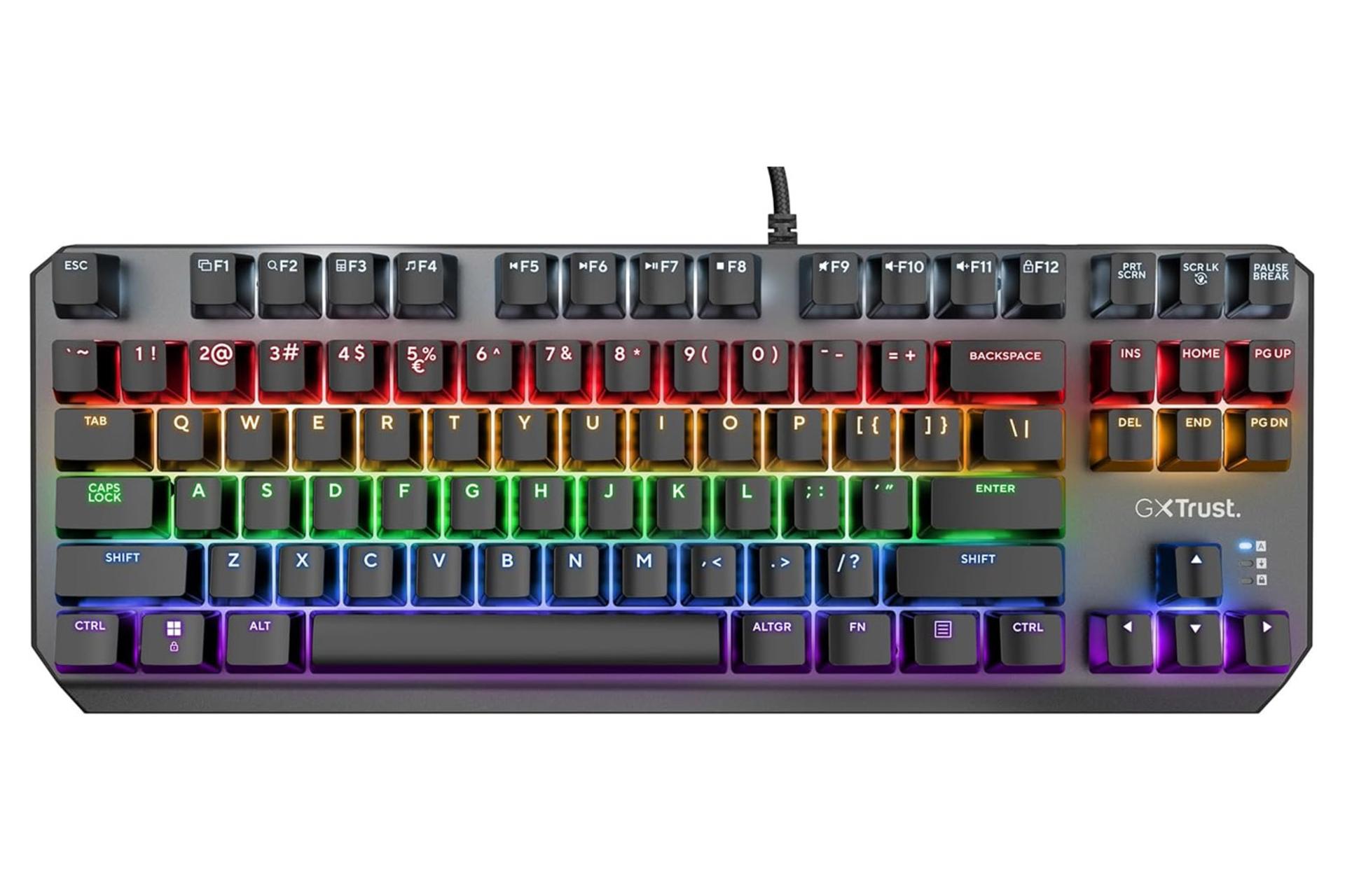 کیبورد تراست GXT 834 Callaz نمای بالا
