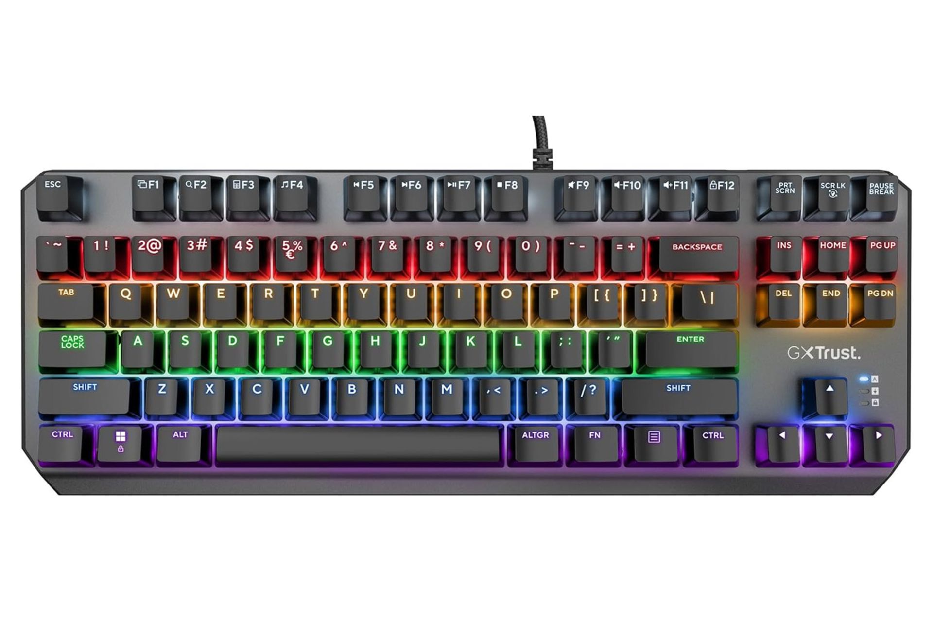 کیبورد تراست GXT 834 Callaz نمای بالا