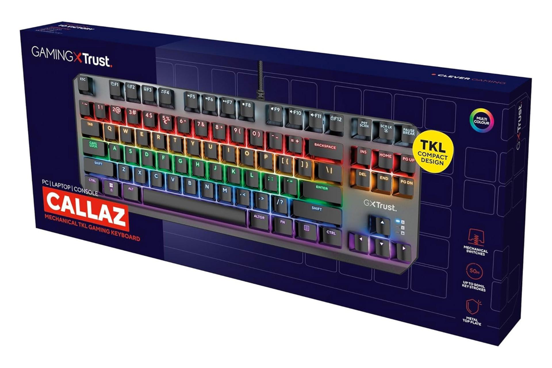 جعبه کیبورد تراست GXT 834 Callaz