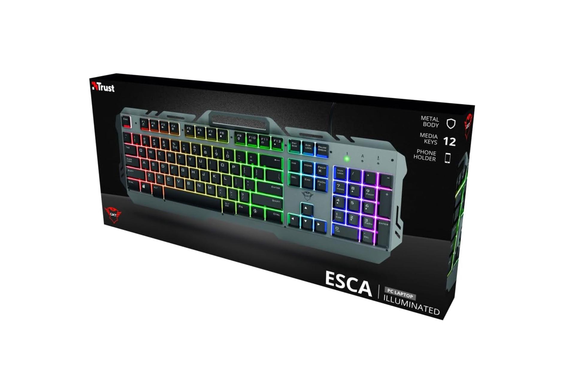 جعبه کیبورد تراست GXT 853 ESCA