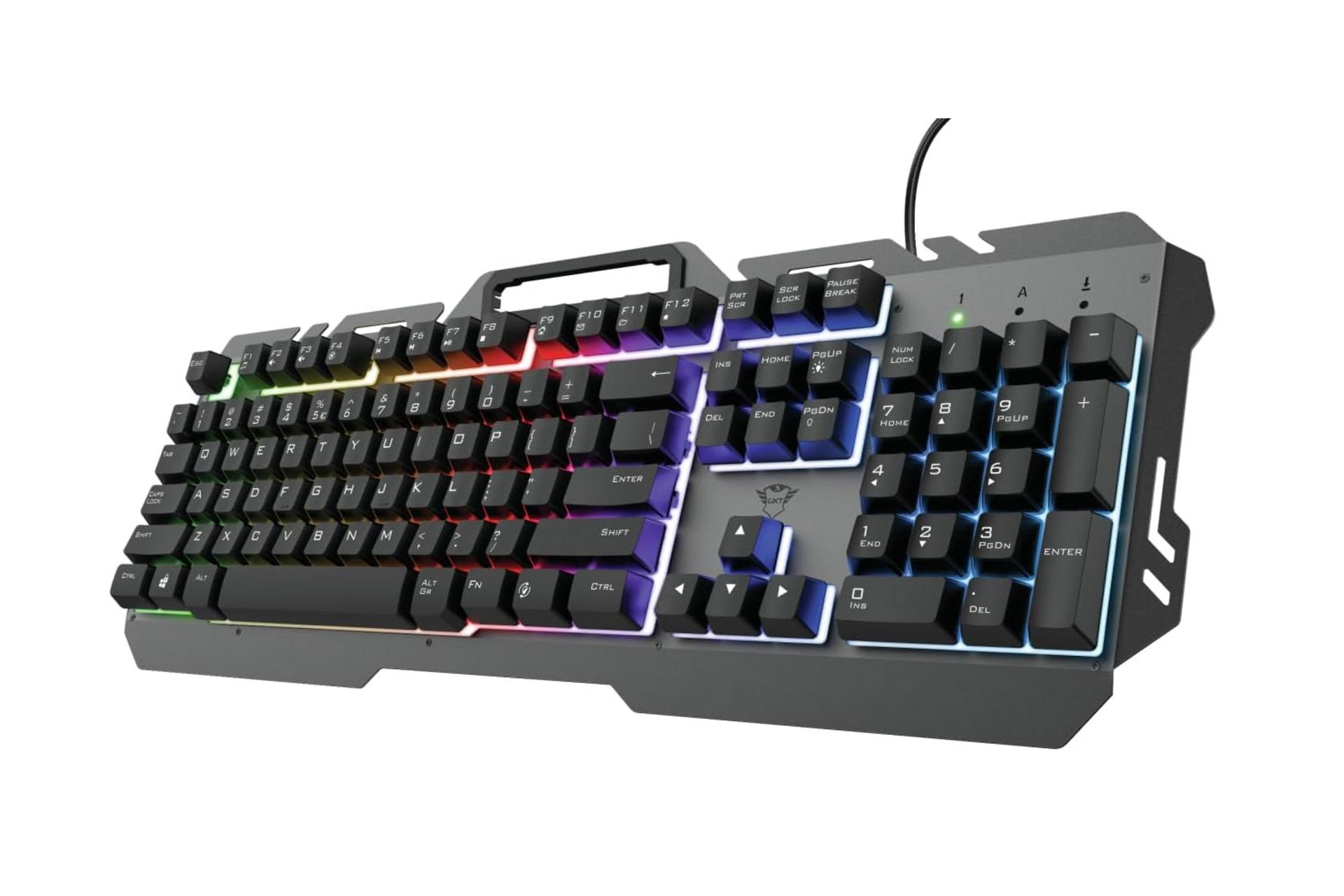 ابعاد و اندازه کیبورد تراست GXT 853 ESCA