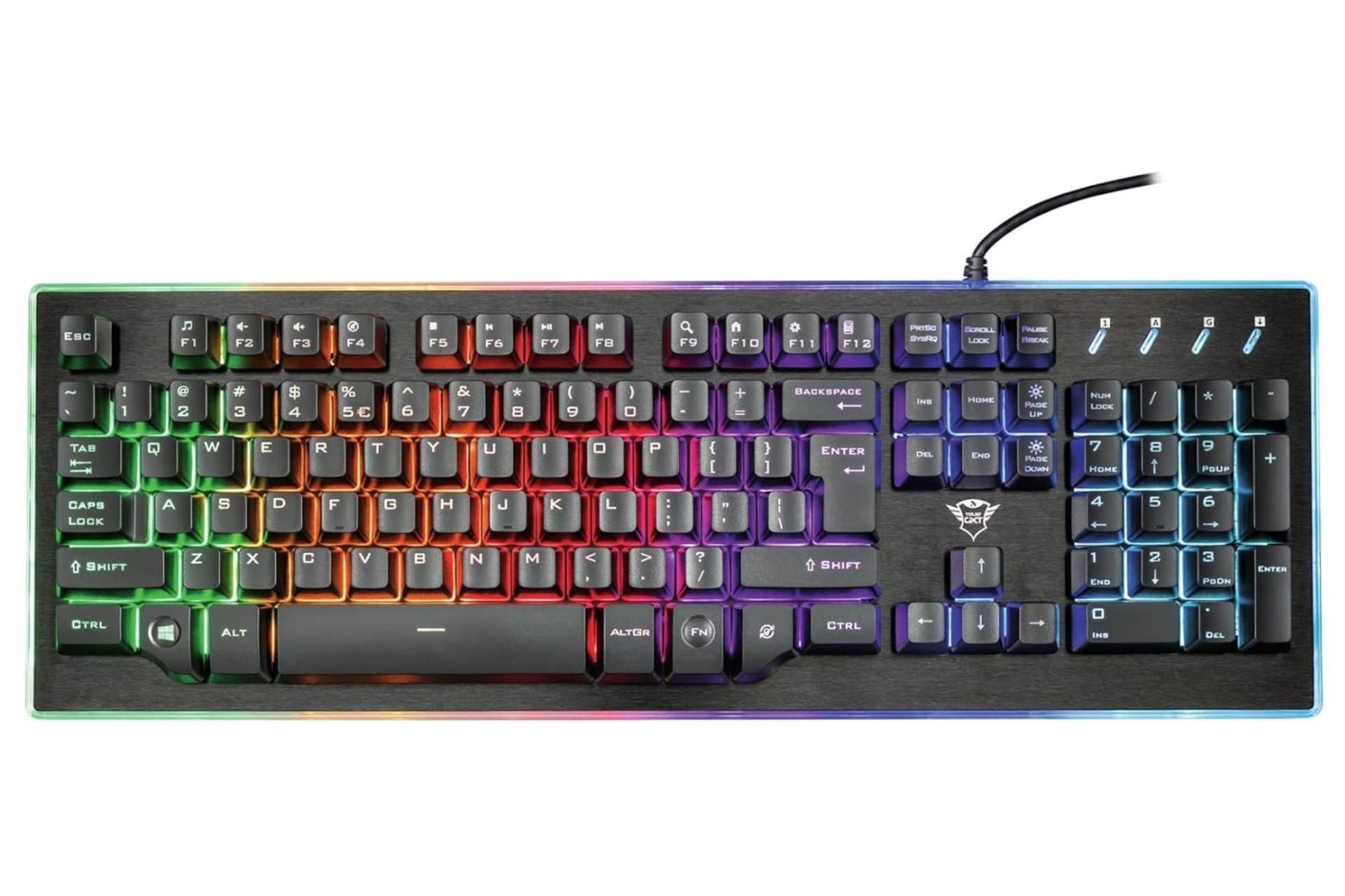 کیبورد تراست GXT 860 THURA نمای بالا