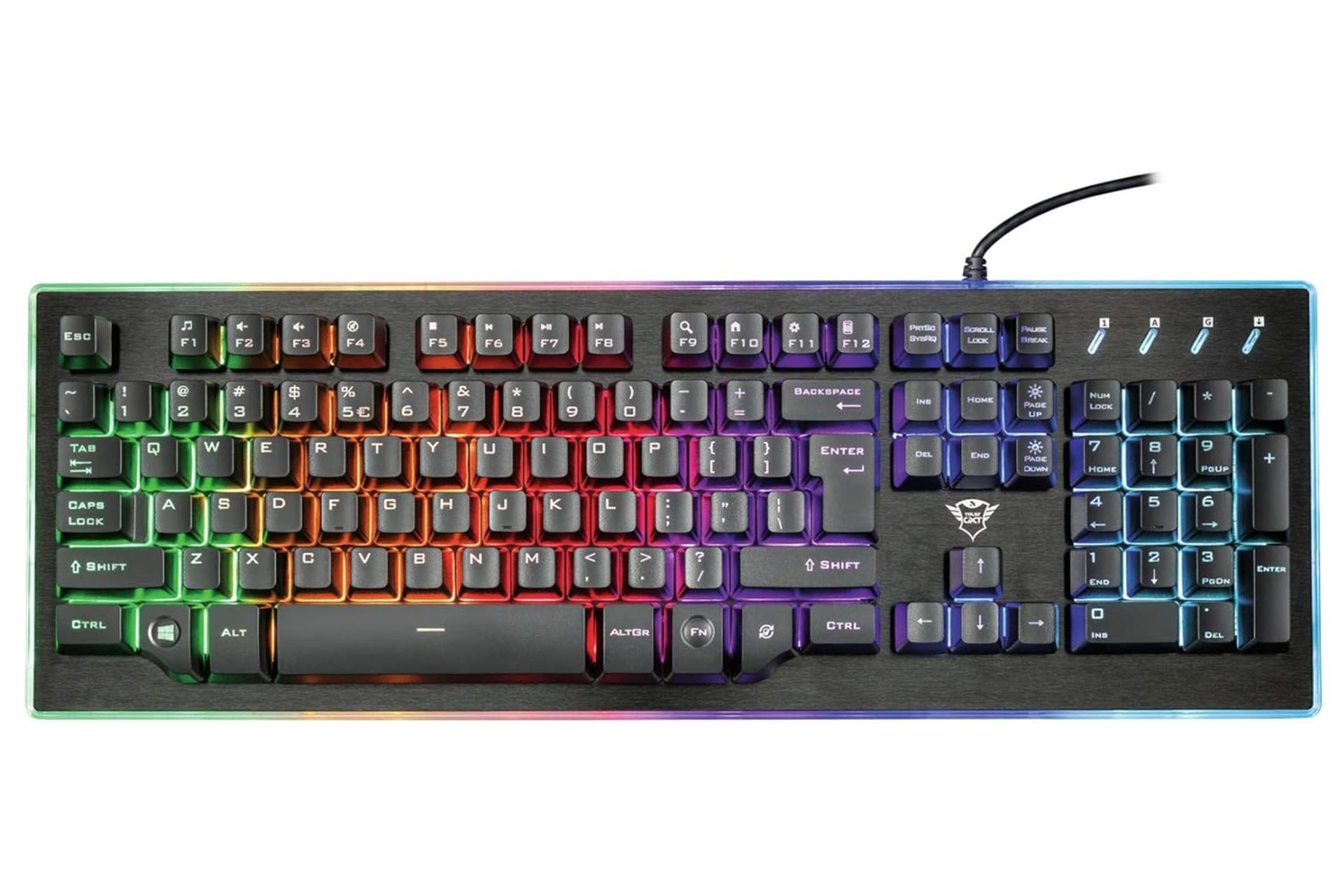 کیبورد تراست GXT 860 THURA نمای بالا