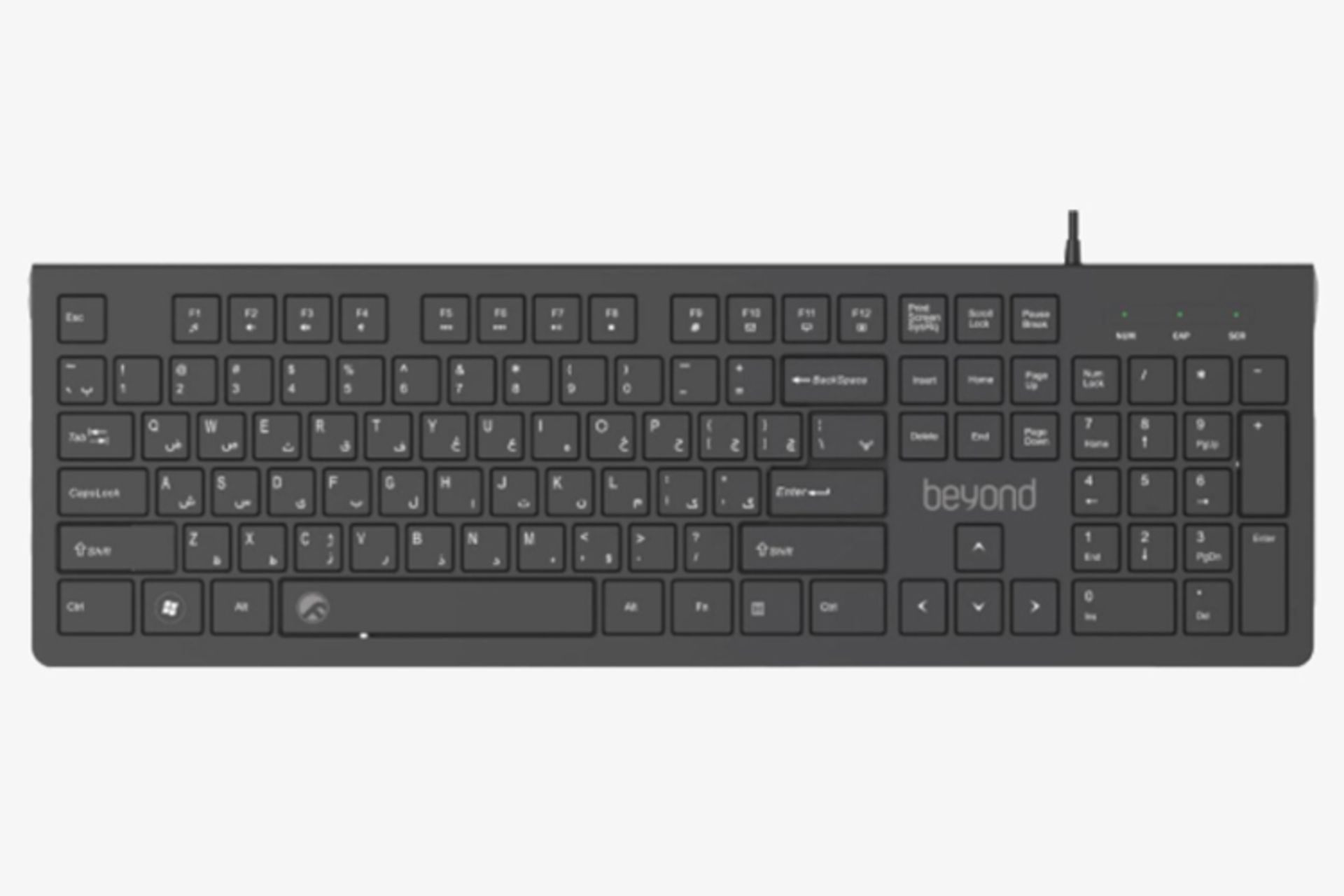 کیبورد بیاند BK-2238 نمای بالا