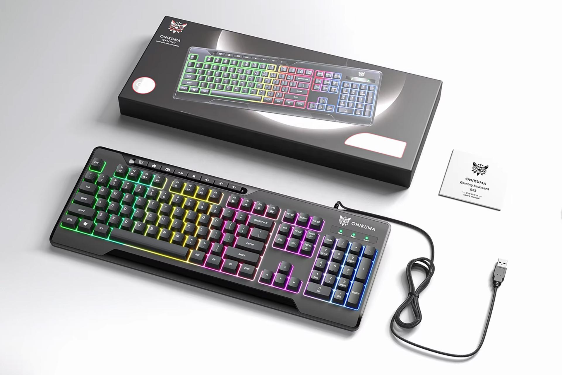 اقلام همراه کیبورد اونیکوما G32