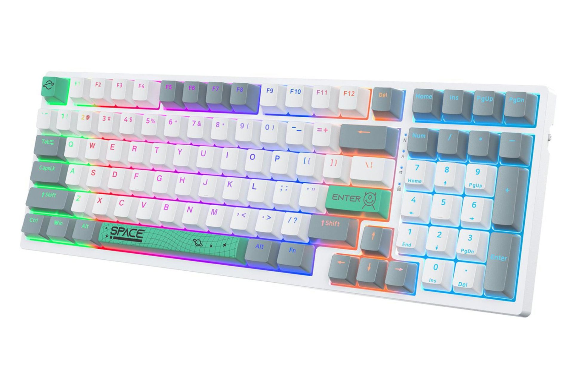 نمای سمت راست کیبورد اونیکوما G38