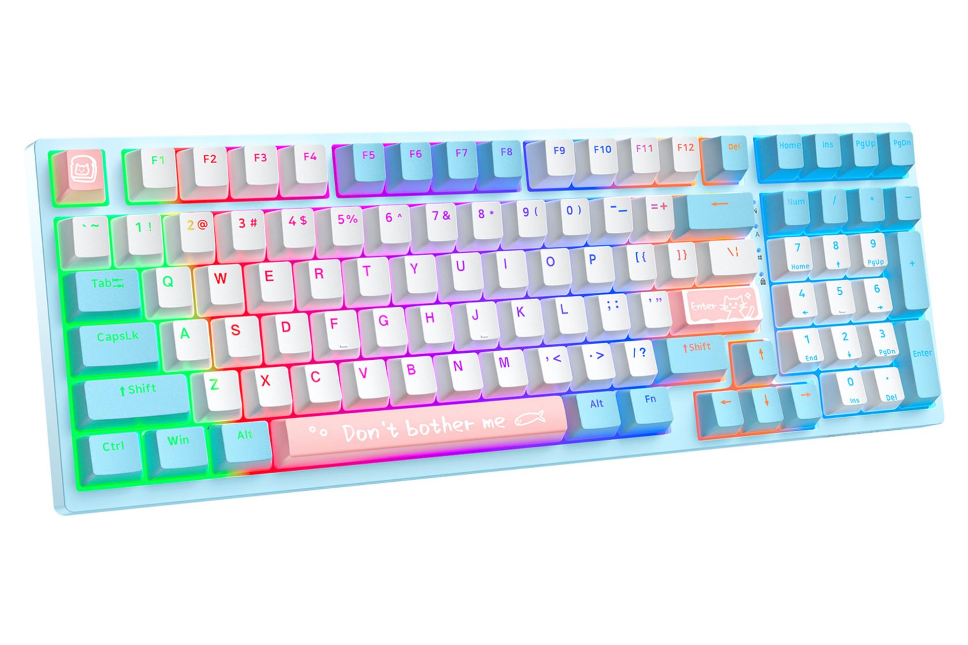 نمای سمت چپ کیبورد اونیکوما G38