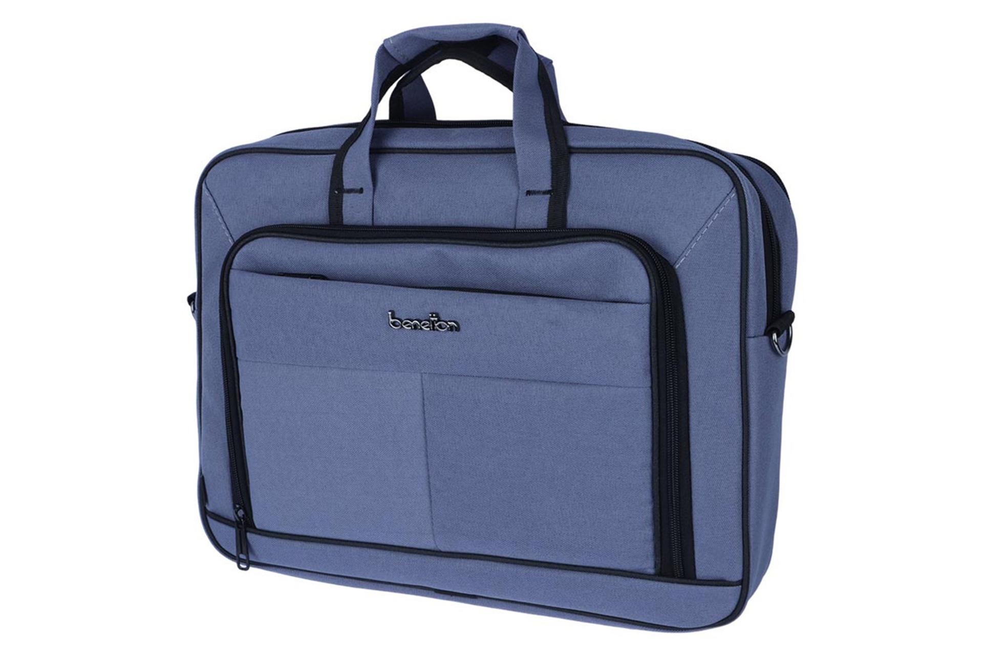 کیف لپ تاپ کیف لپ تاپ بنتون B0480 مناسب 15.6 اینچ رنگ آبی