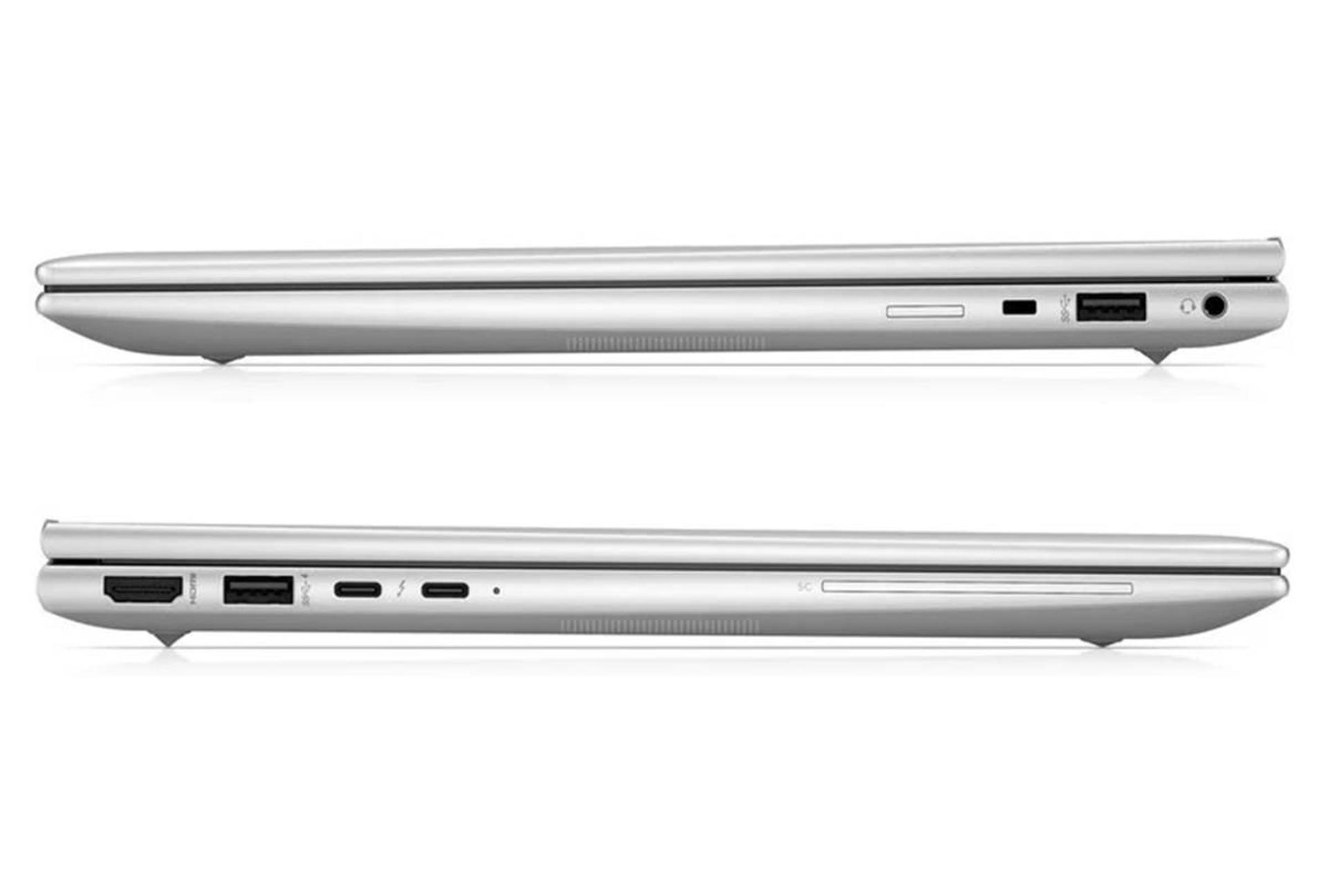 لپ تاپ اچ پی HP EliteBook 840 G9 نمای جانبی و درگاه ها