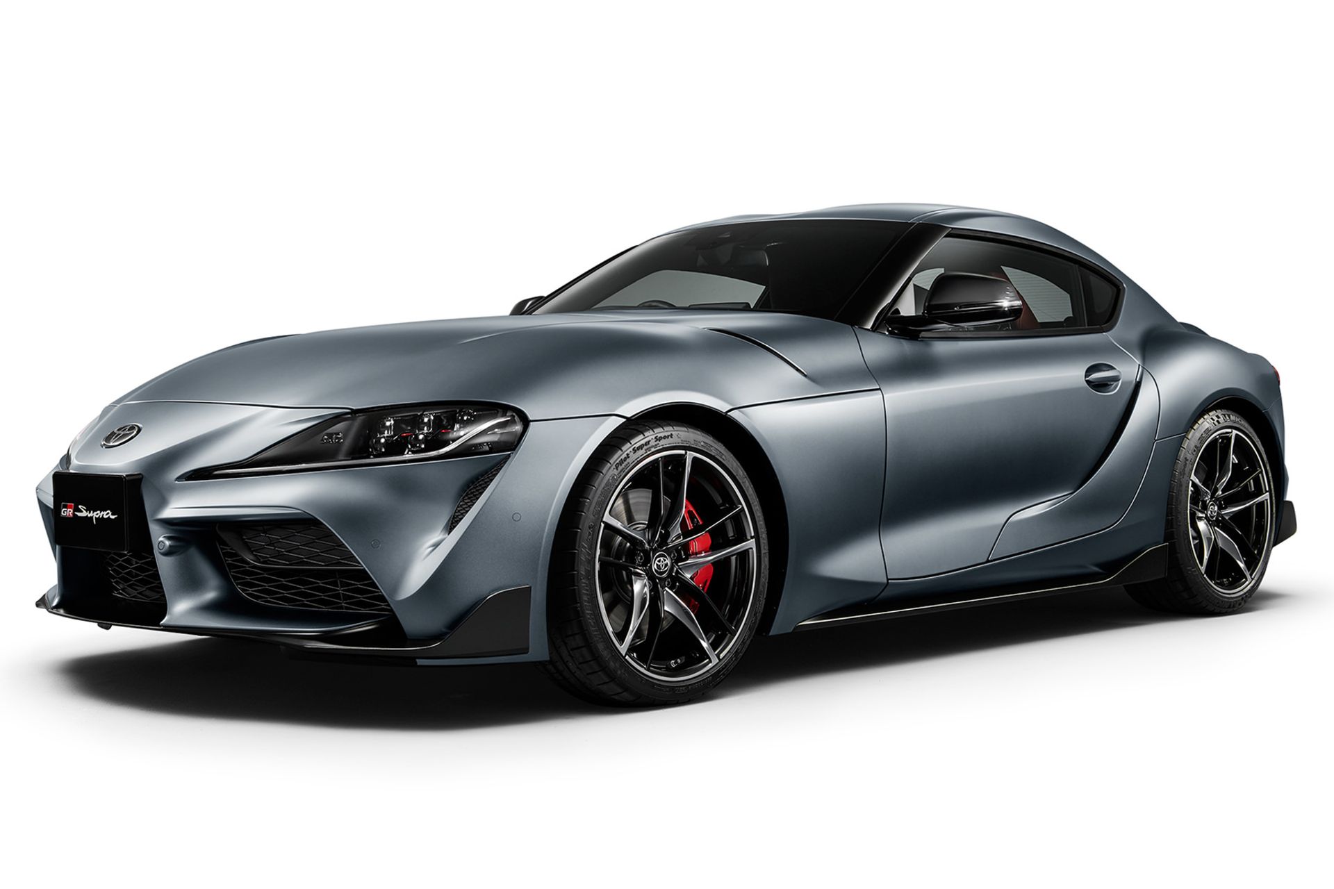 خودرو تویوتا سوپرا جی آر Toyota GR Supra نمای جلو رنگ نقره ای