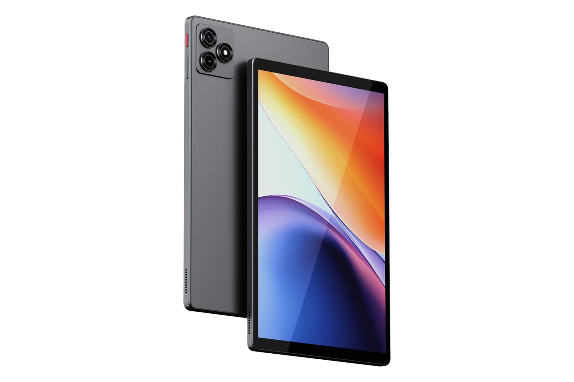 نمای نیمرخ پنل جلو و پشت تبلت Blade X1001 زد تی ای / ZTE Blade X1001 با نمایش لبه های سمت راست و چپ