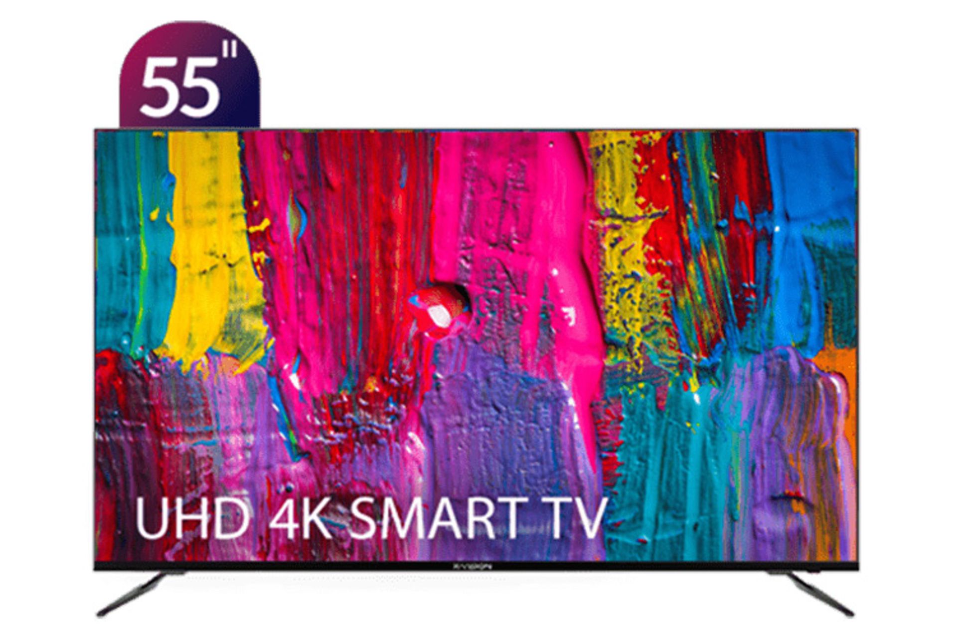 تلویزیون ایکس ویژن XCU785 مدل 55 اینچ نمای روبرو