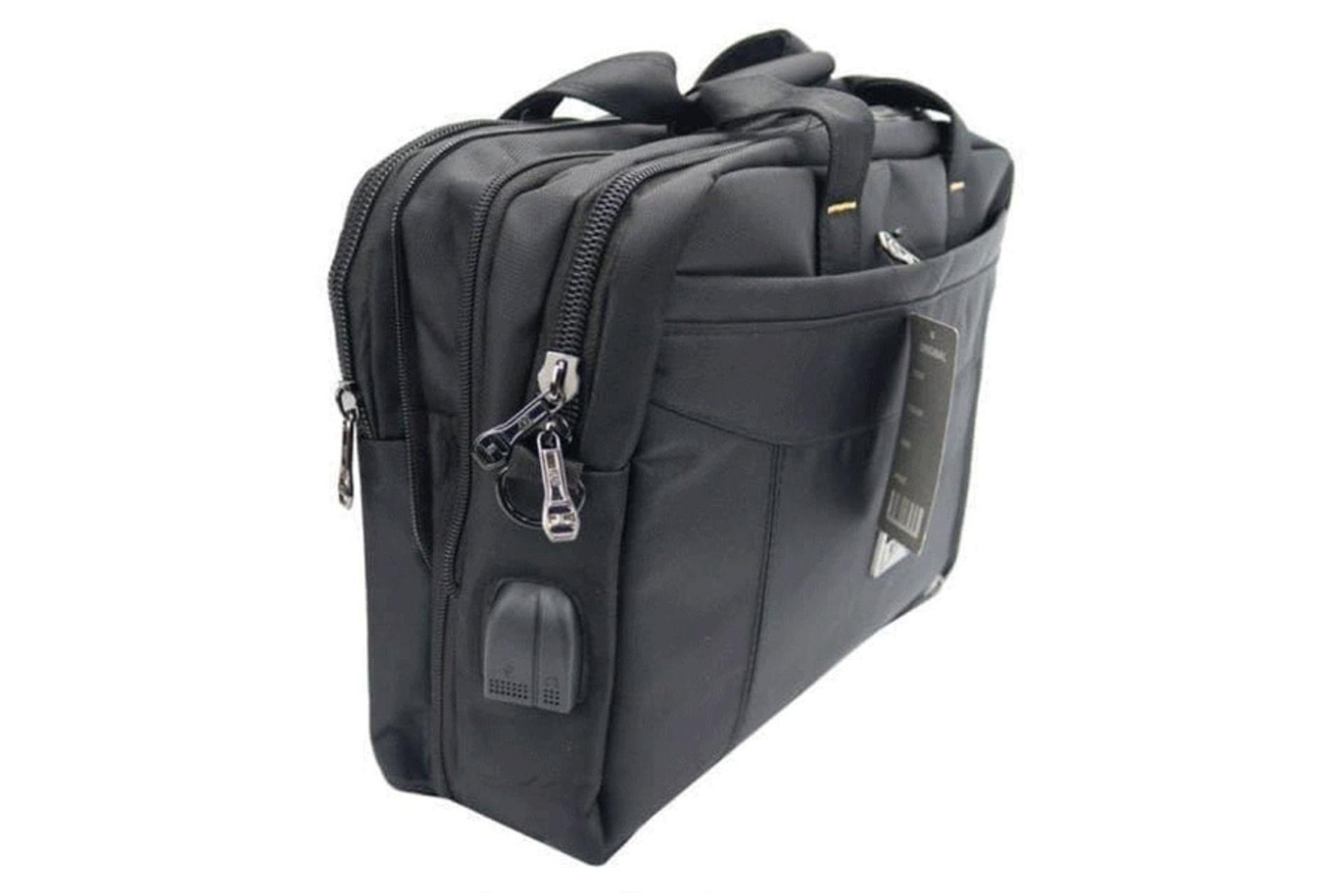 نمای کنار کیف لپ تاپ گپ B026 مناسب 15.6 اینچ