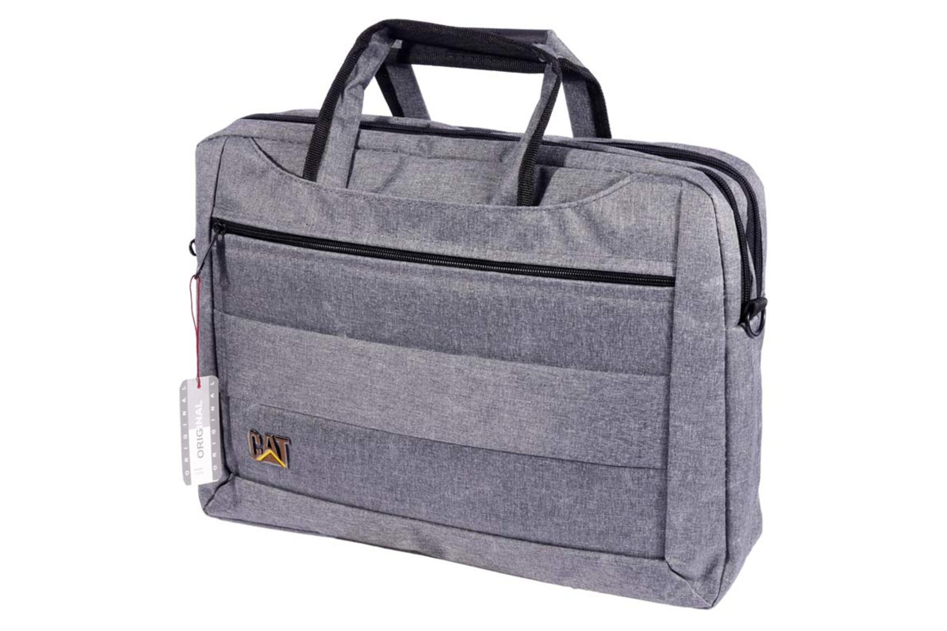 کیف لپ تاپ کیف لپ تاپ کت B019 مناسب 15.6 اینچ رنگ خاکستری