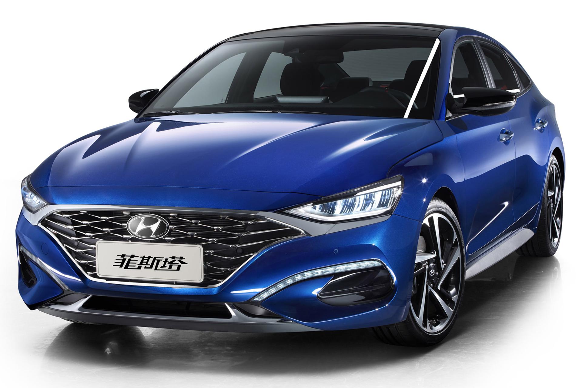 خودرو هیوندای لافستا Hyundai Lafesta نمای جلو رنگ آبی